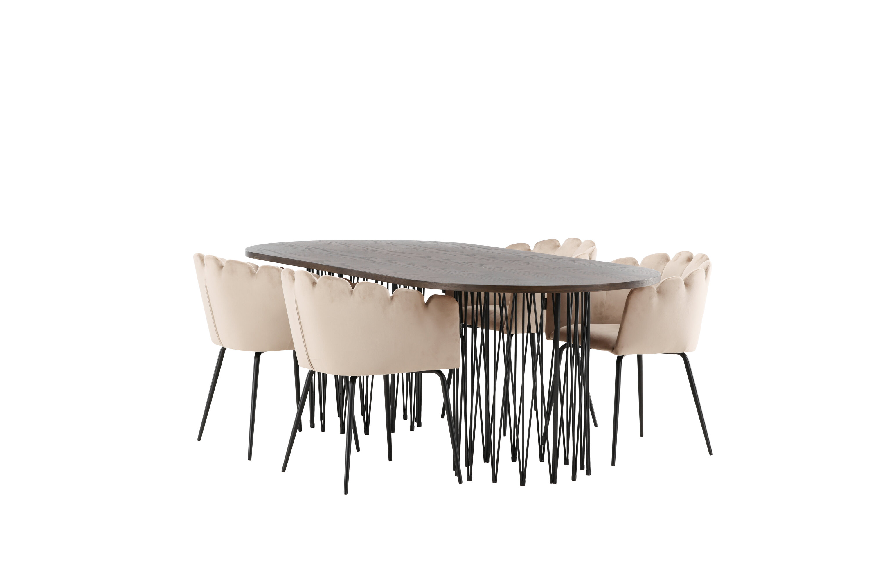 deLOHN Stone oval, Limhamn Ovális étkezőgarnitúra