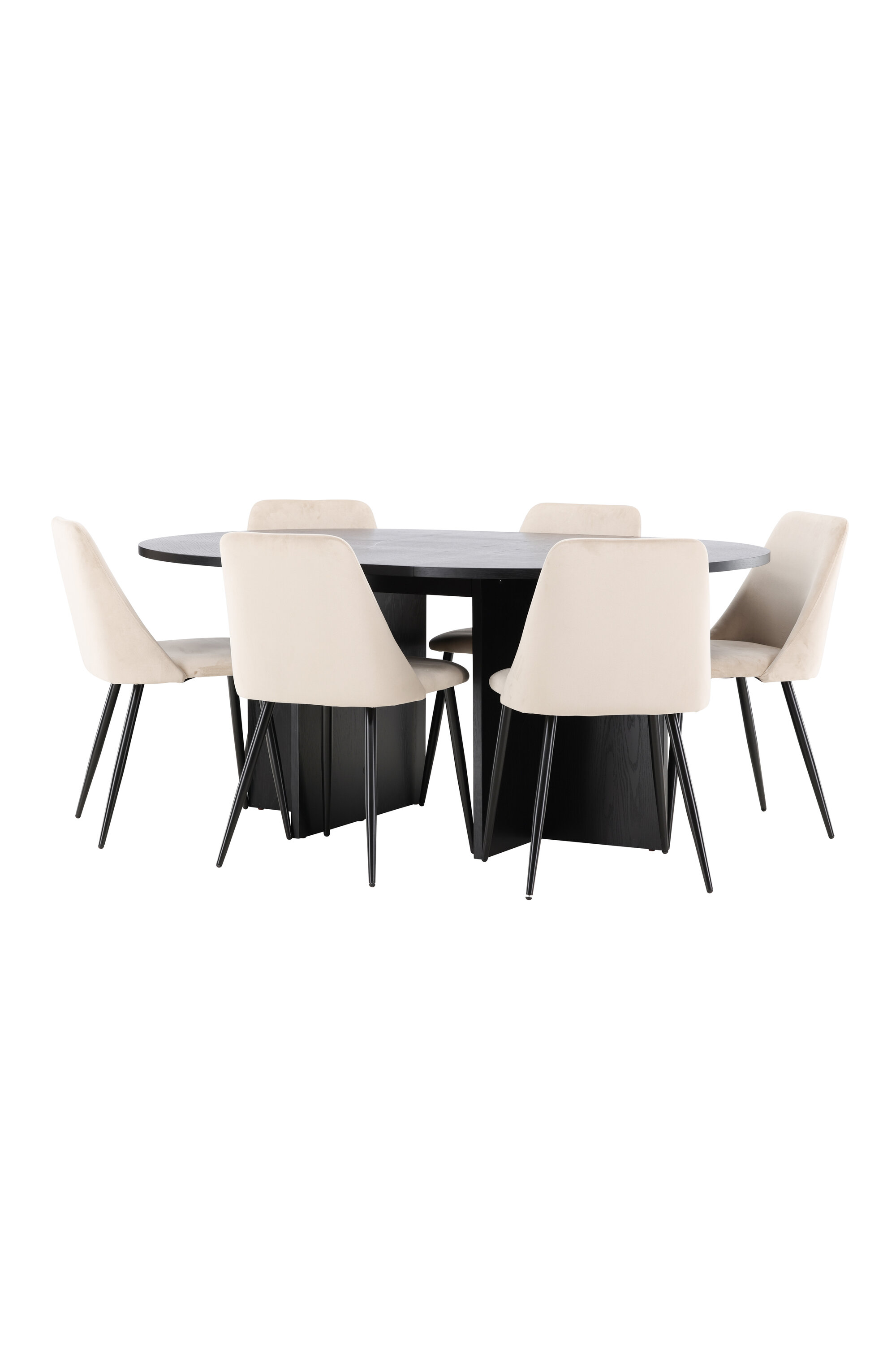 deLOHN Strada, Night Ovális étkezőgarnitúra