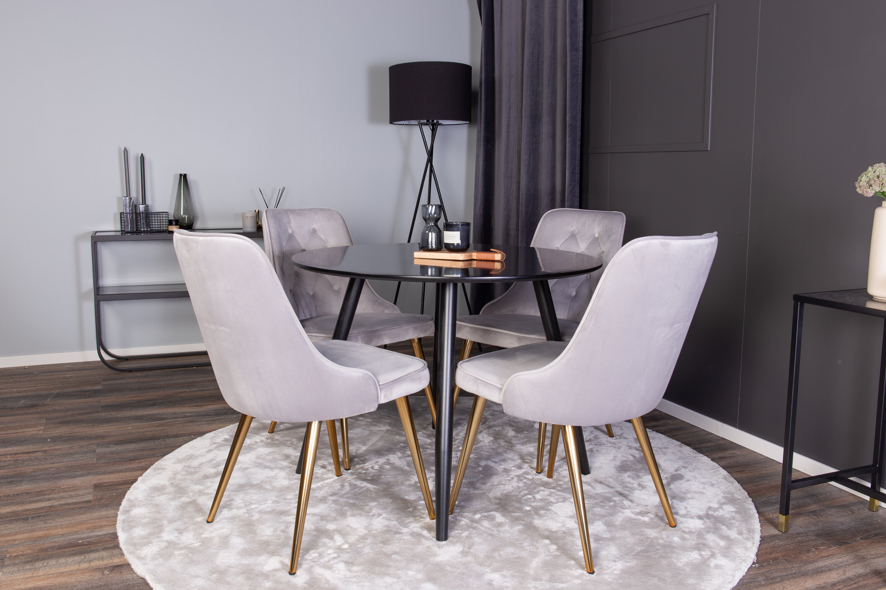 deLOHN Velvet Deluxe, Plaza Kör alakú étkezőgarnitúra