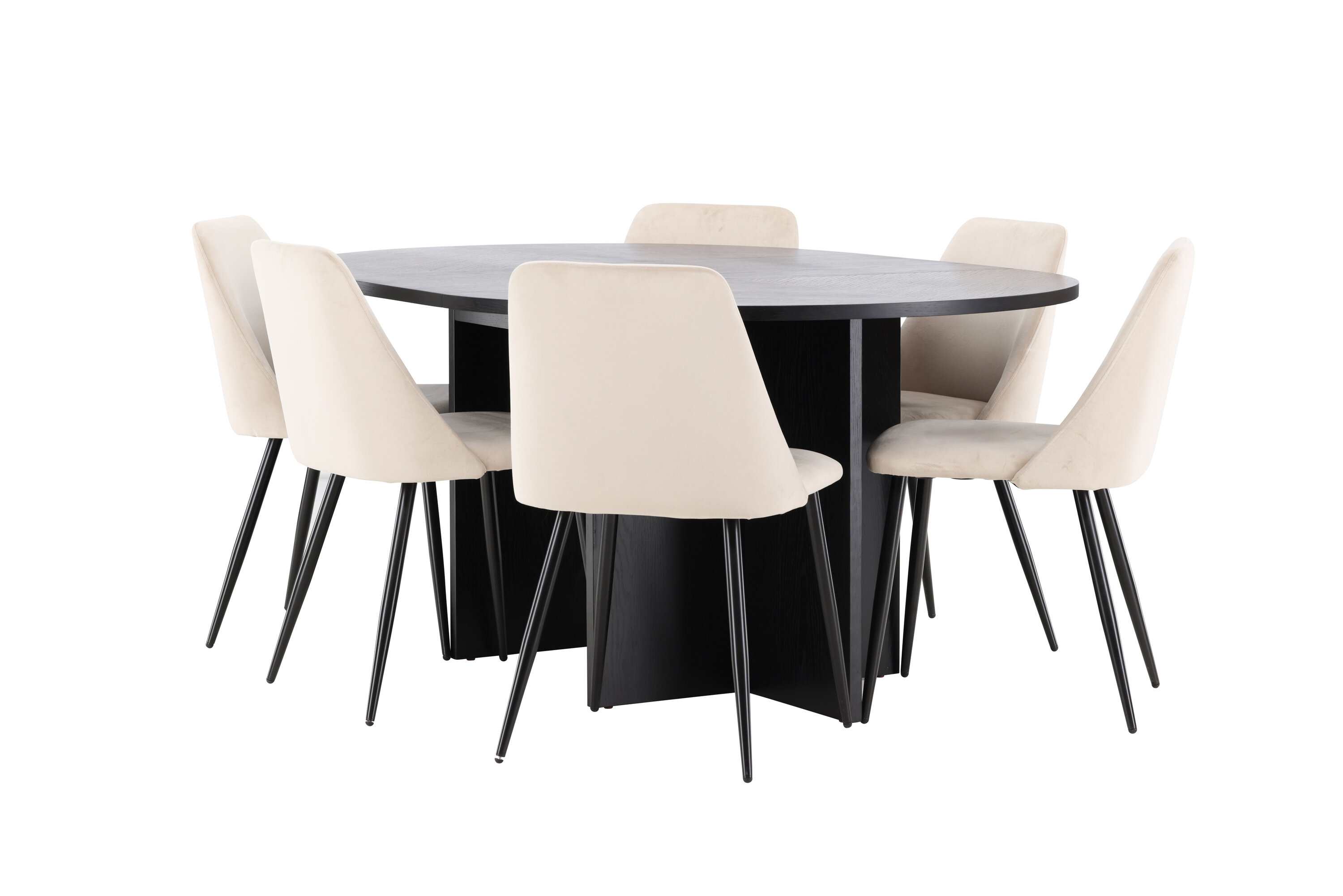 deLOHN Strada, Night Ovális étkezőgarnitúra