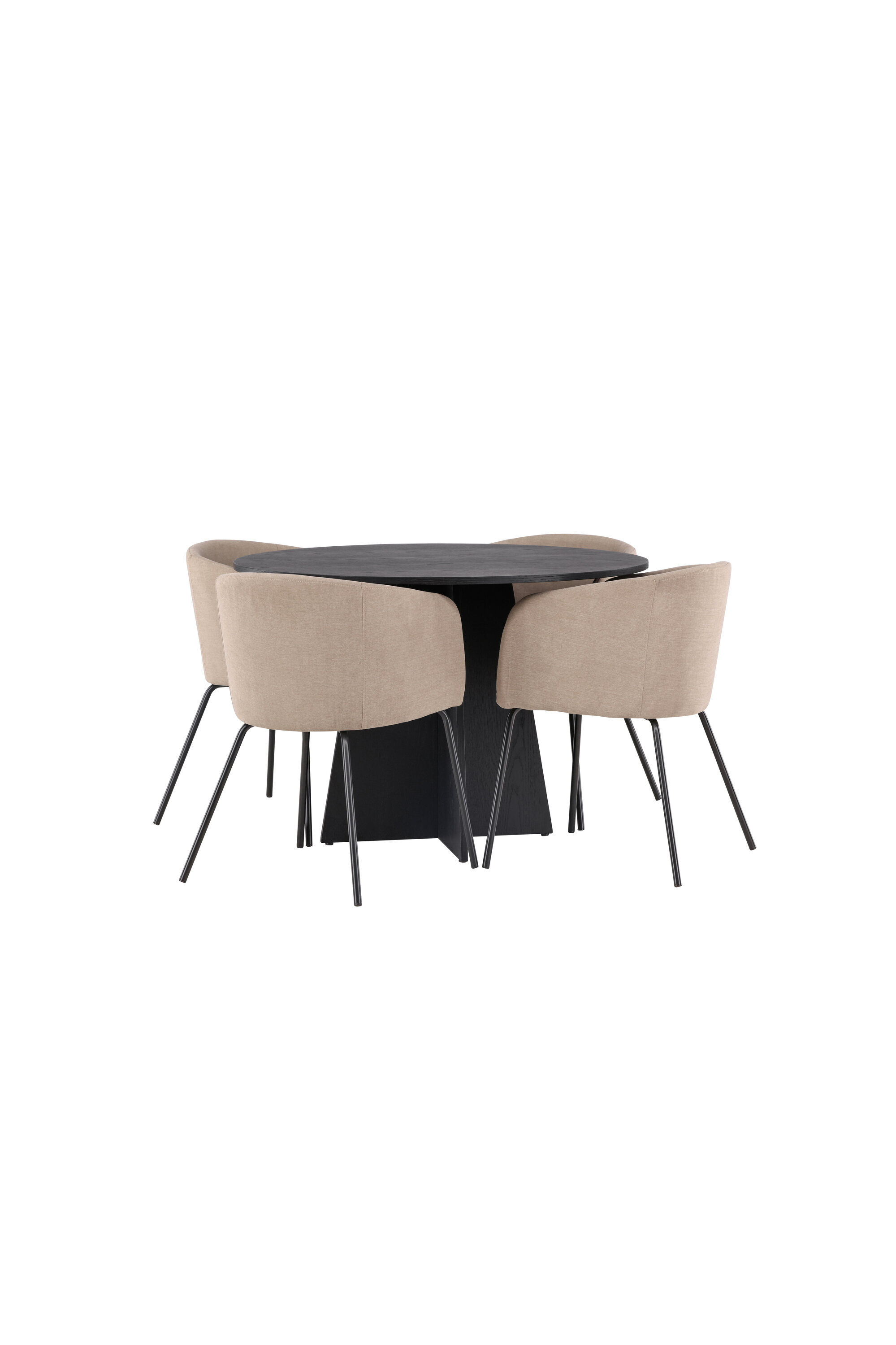 deLOHN Bootcut Round, Berit Kör alakú étkezőgarnitúra