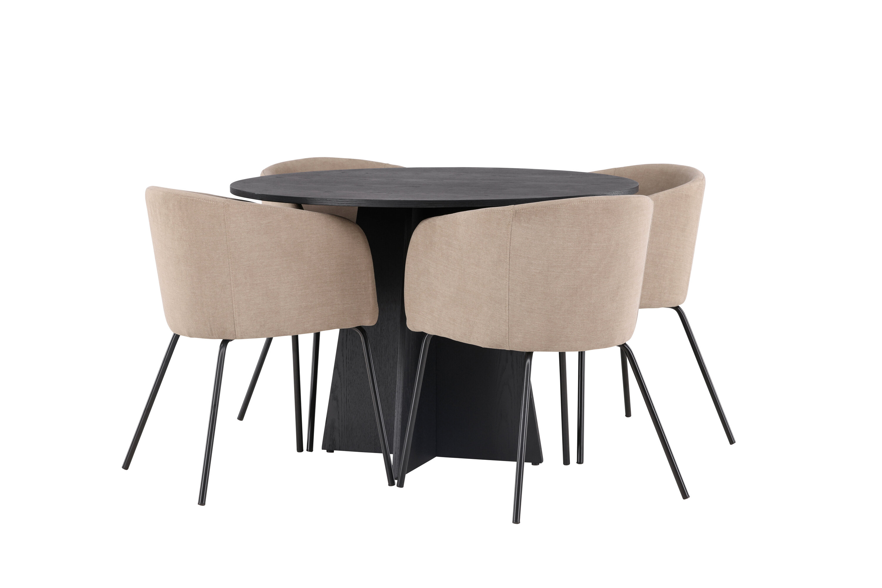 deLOHN Bootcut Round, Berit Kör alakú étkezőgarnitúra