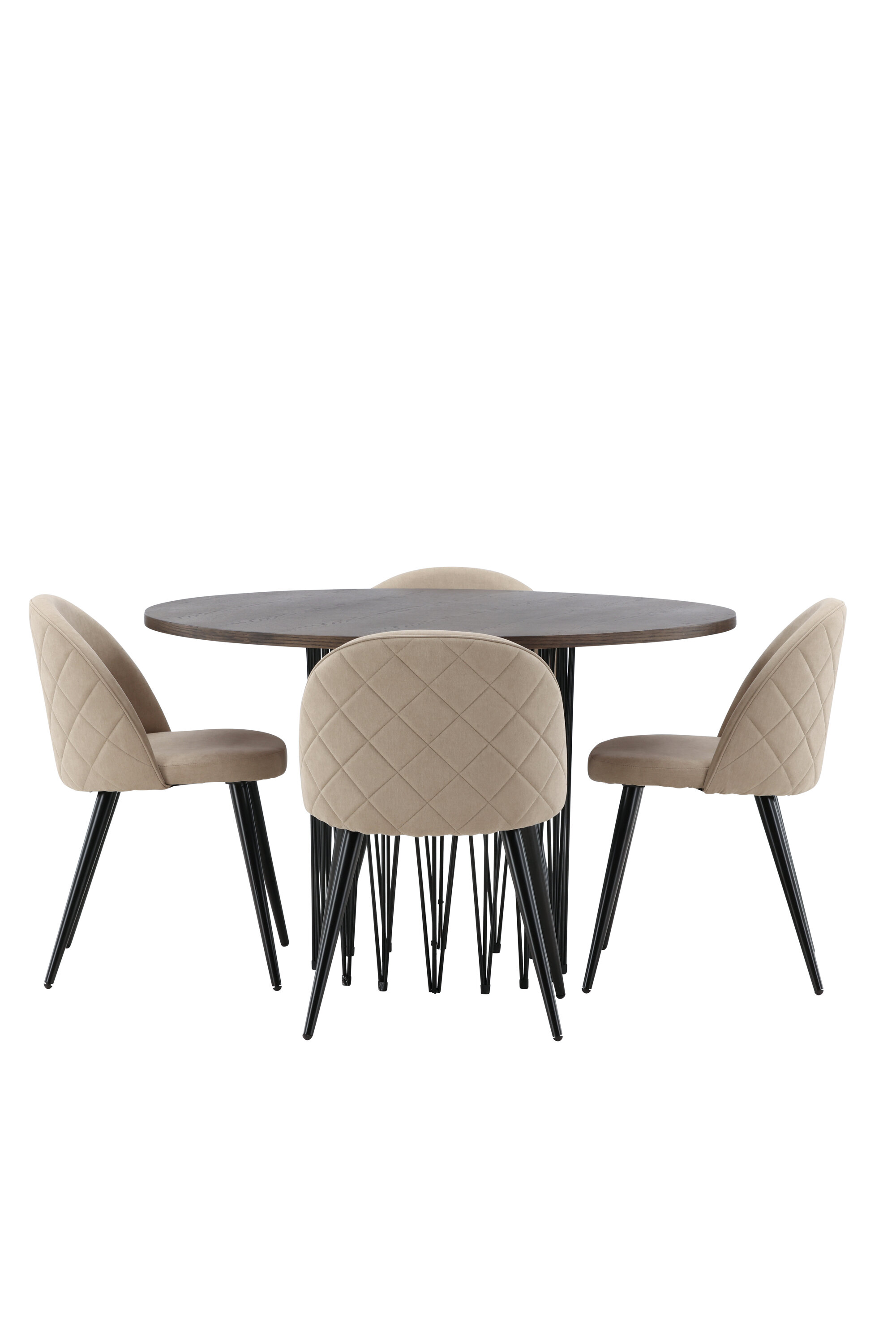 deLOHN Stone round, Velvet Kör alakú étkezőgarnitúra