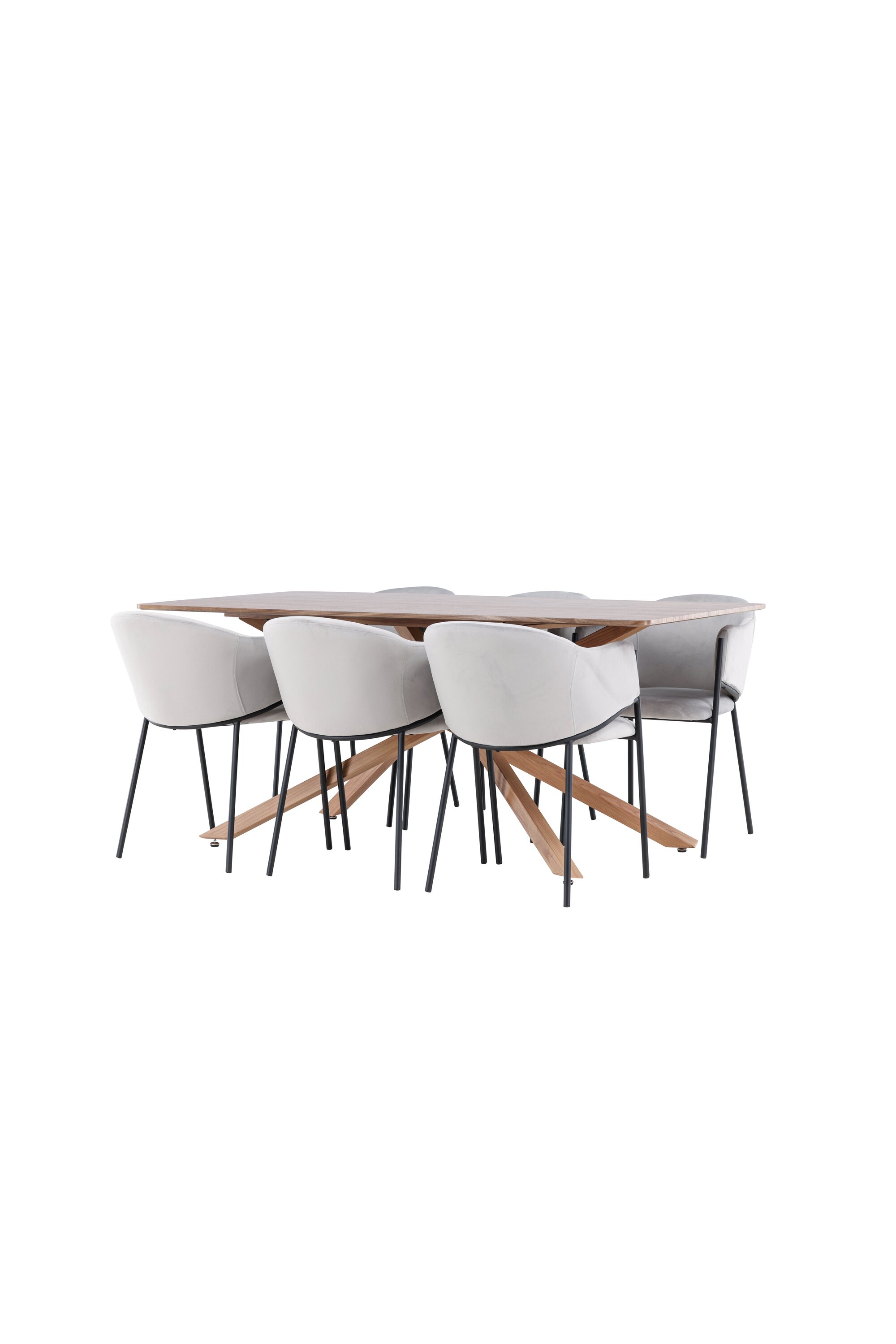 deLOHN Piazza, Evelina Téglalap alakú étkezőgarnitúra