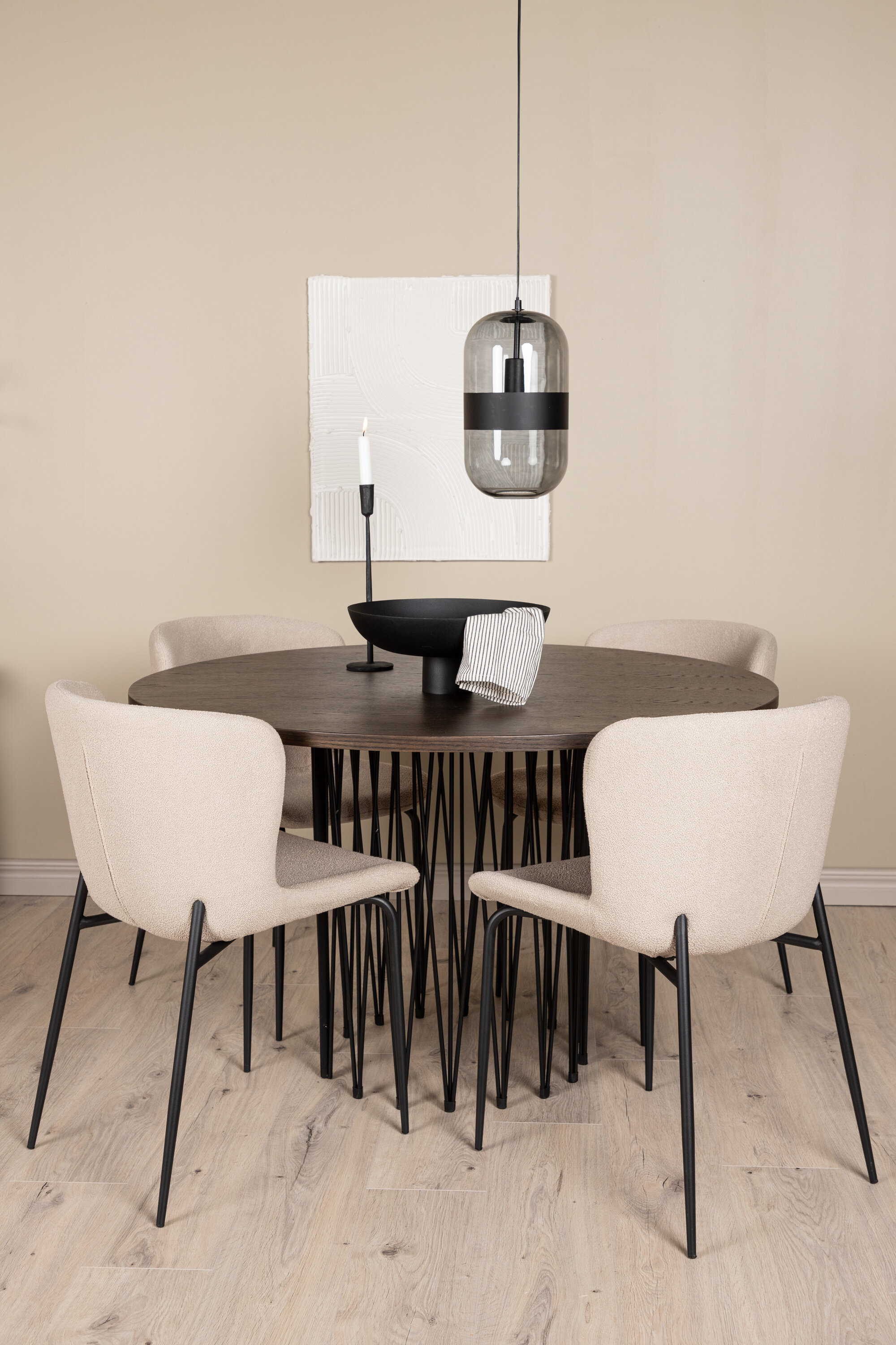 deLOHN Stone round, Modesto Kör alakú étkezőgarnitúra