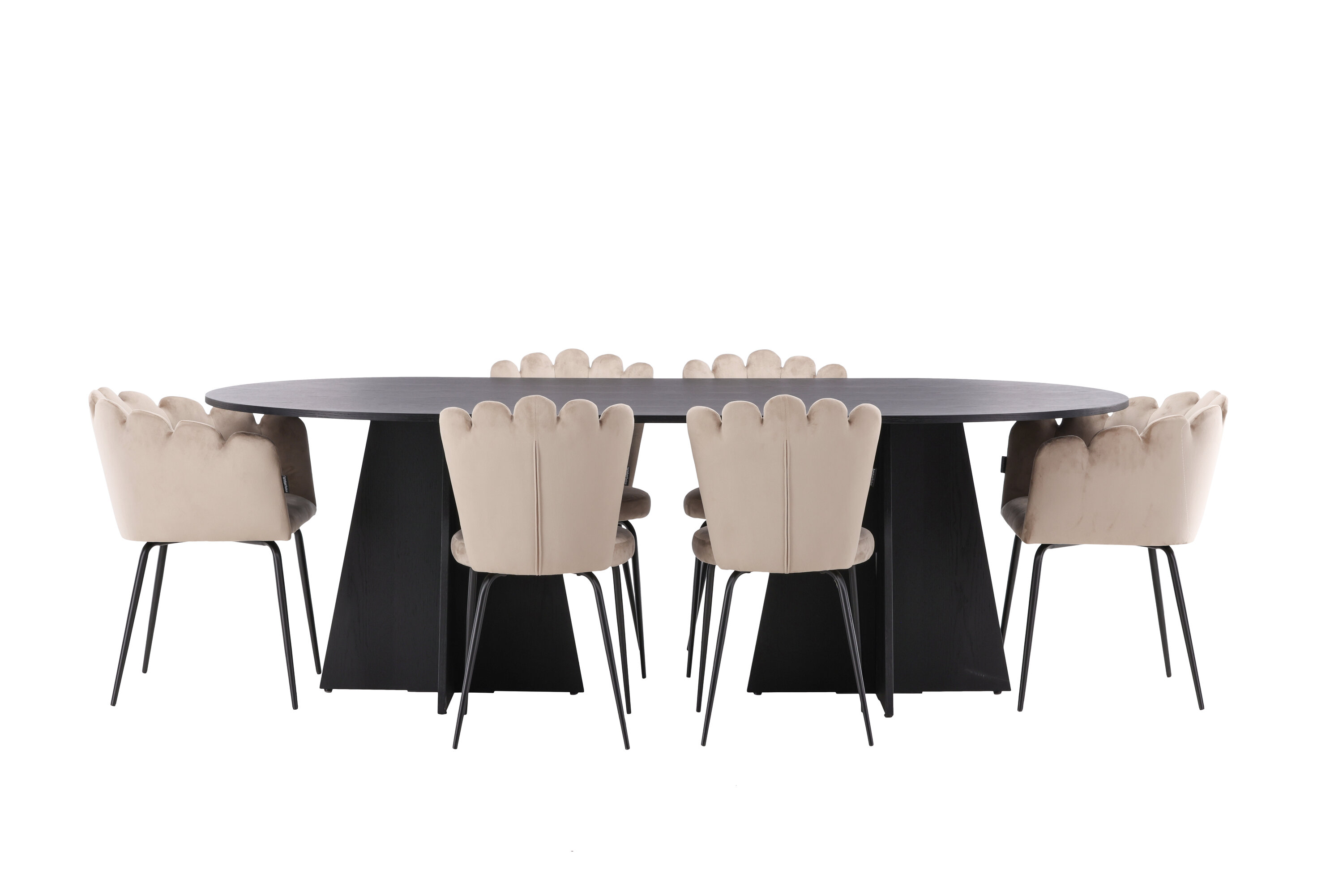 deLOHN Bootcut Oval, Limhamn Ovális étkezőgarnitúra