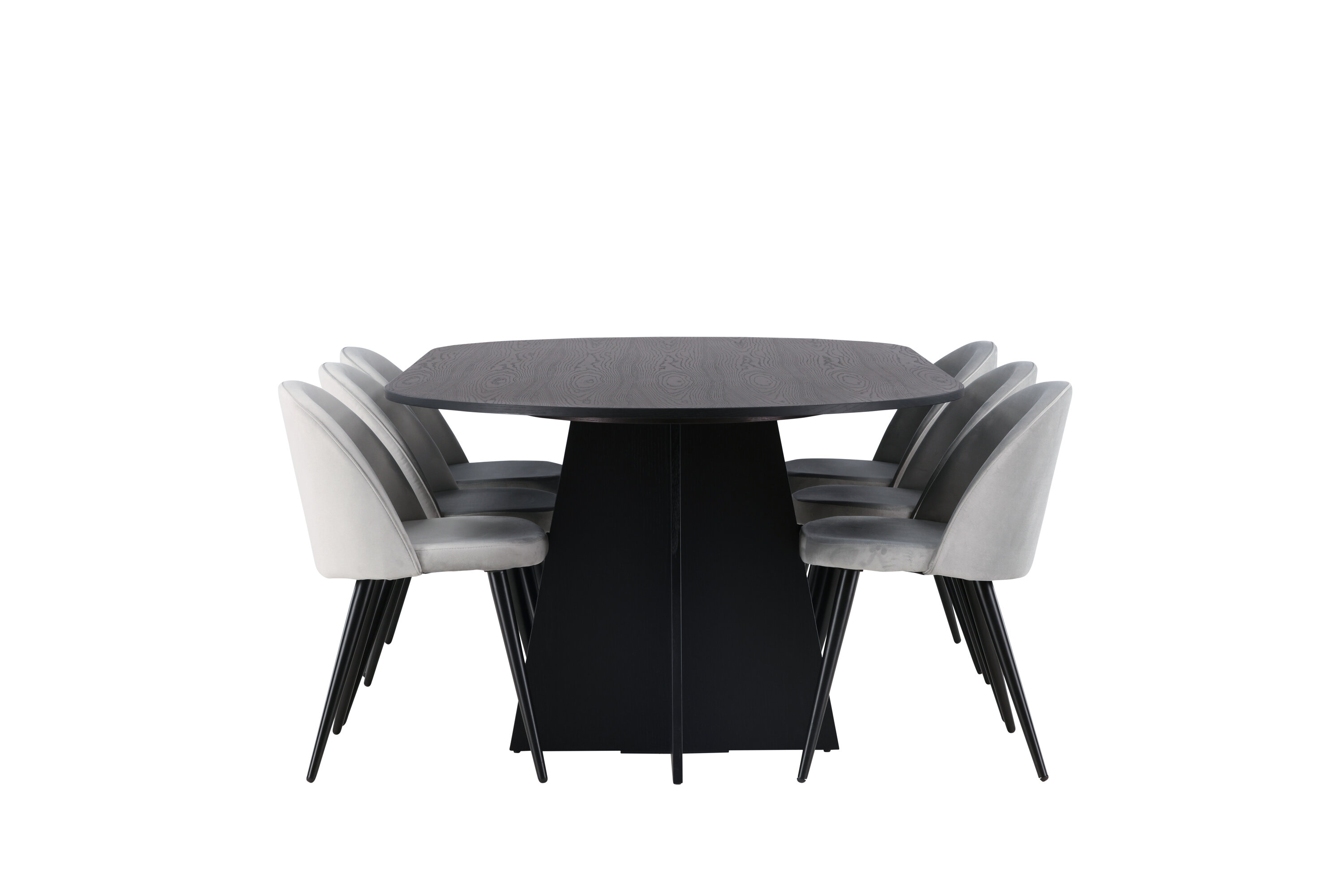 deLOHN Bootcut Oval, Velvet Téglalap alakú étkezőgarnitúra