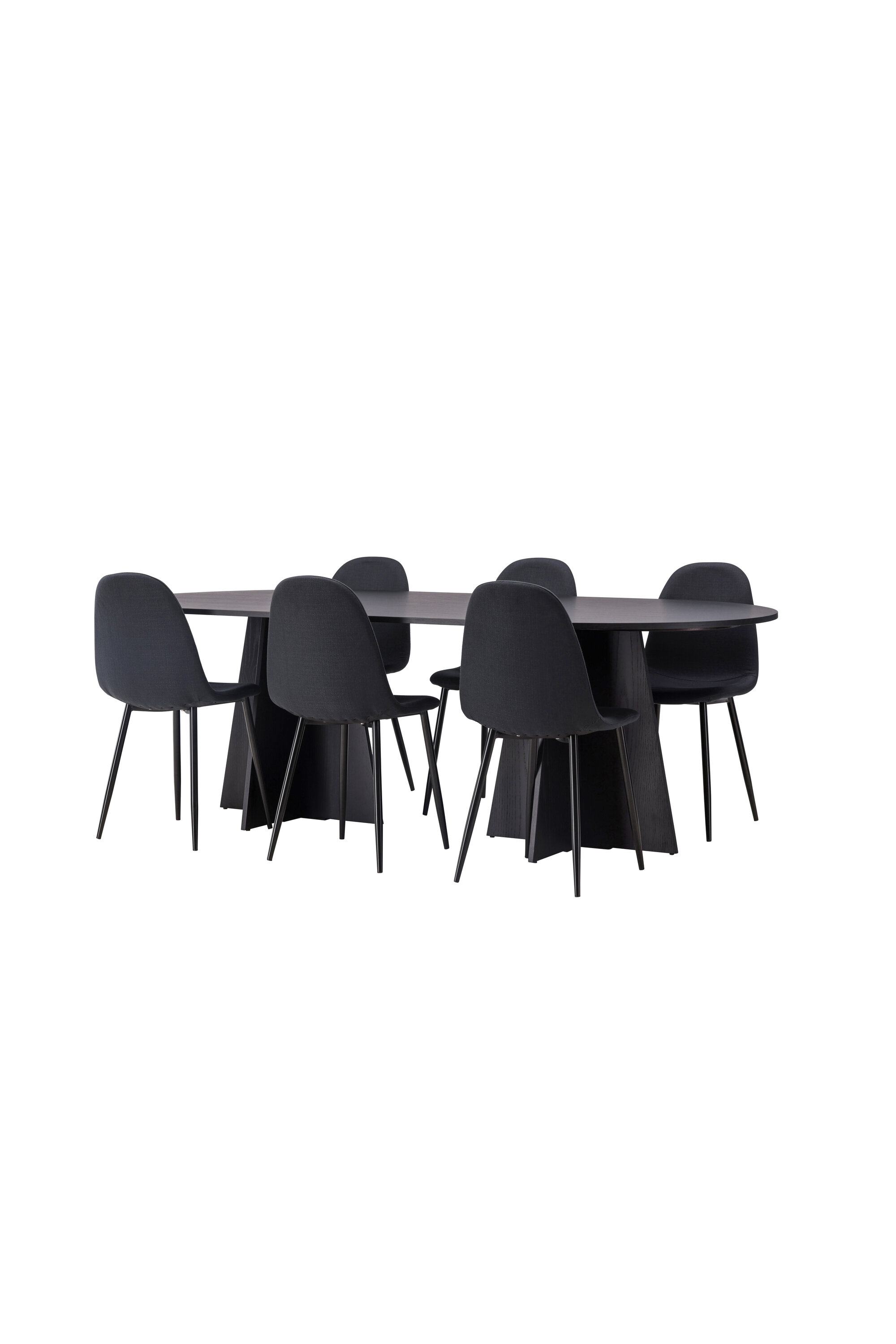 deLOHN Bootcut Oval, Polar Téglalap alakú étkezőgarnitúra