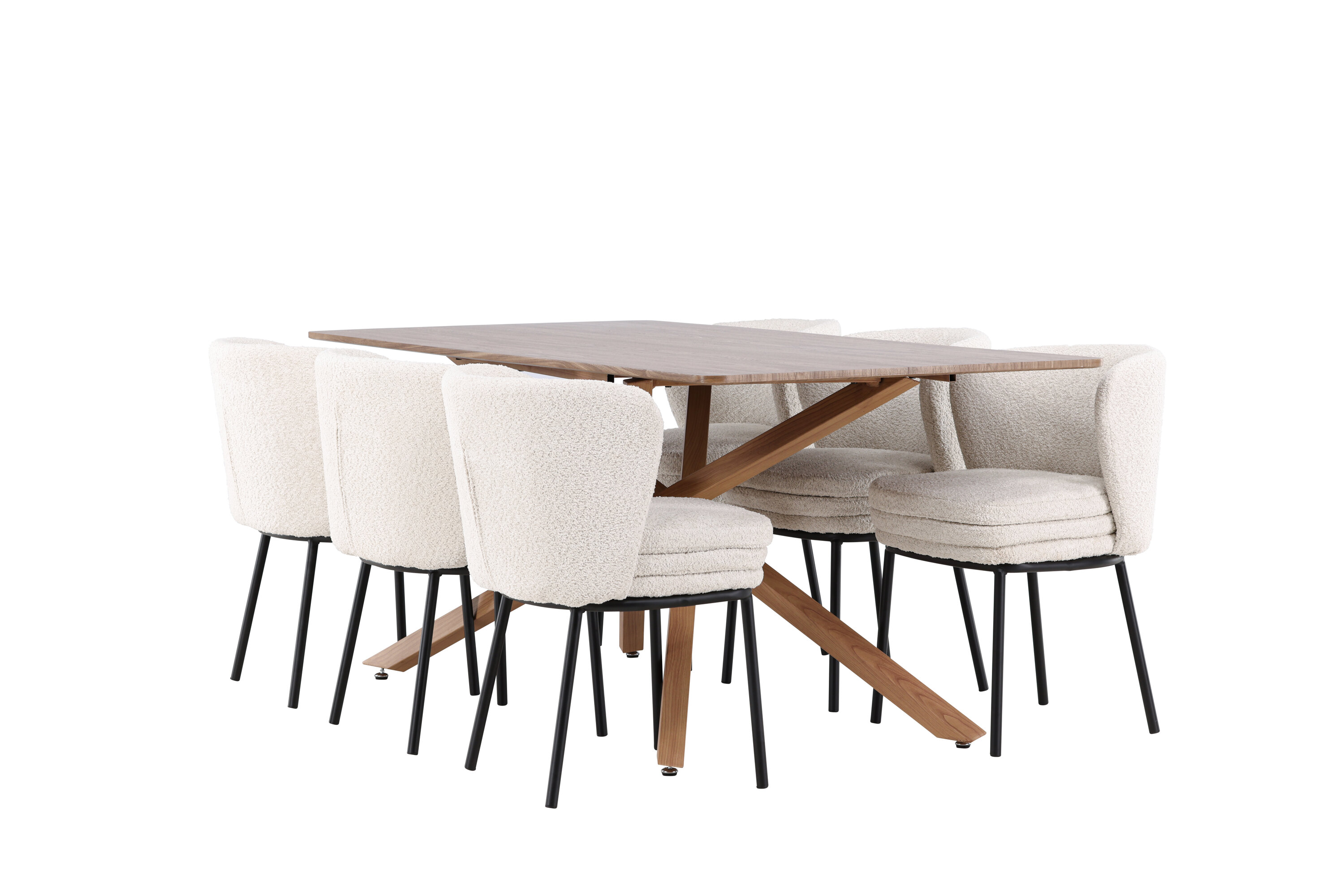 deLOHN Piazza, Agnes Téglalap alakú étkezőgarnitúra