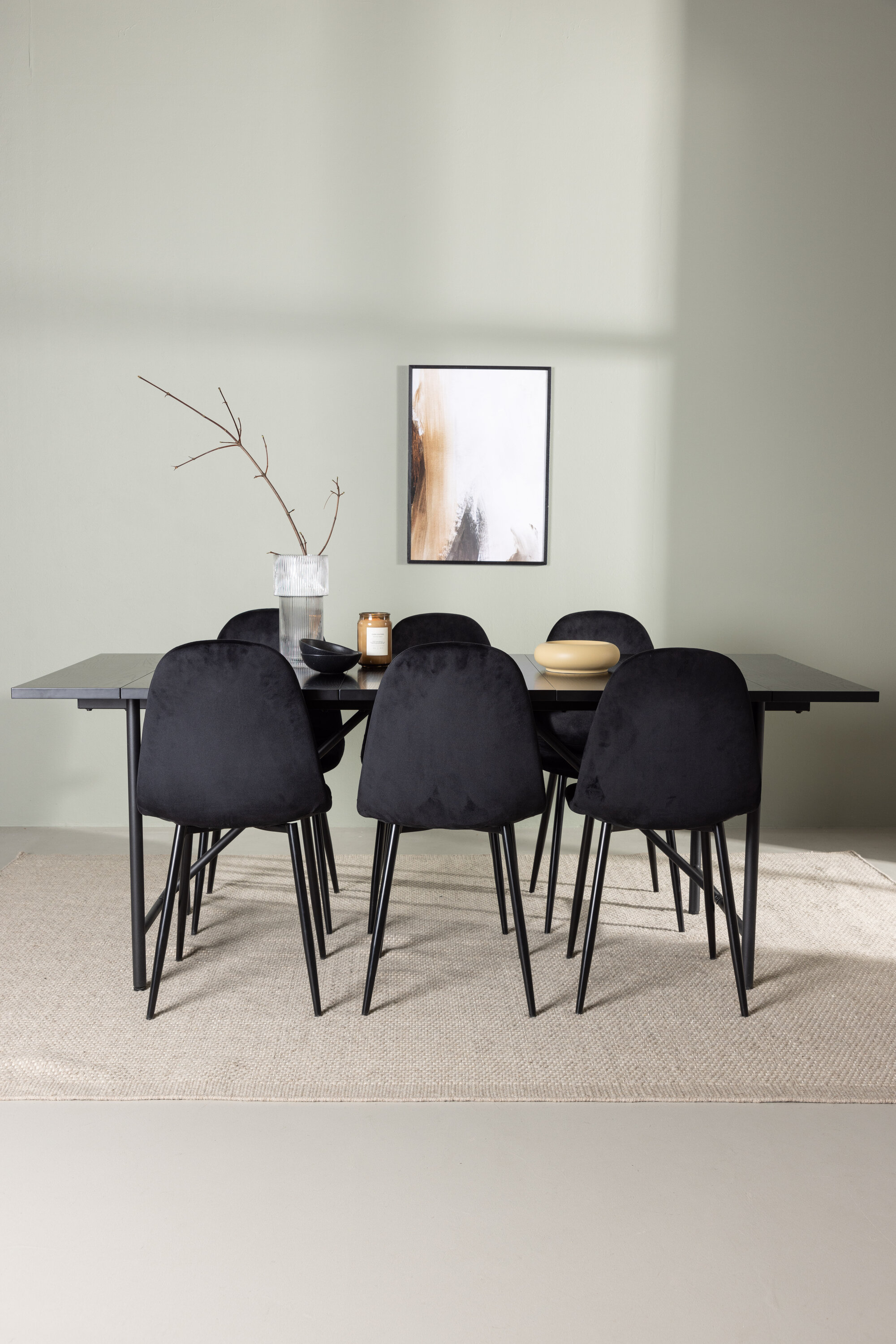 deLOHN Polar Téglalap alakú étkezőgarnitúra