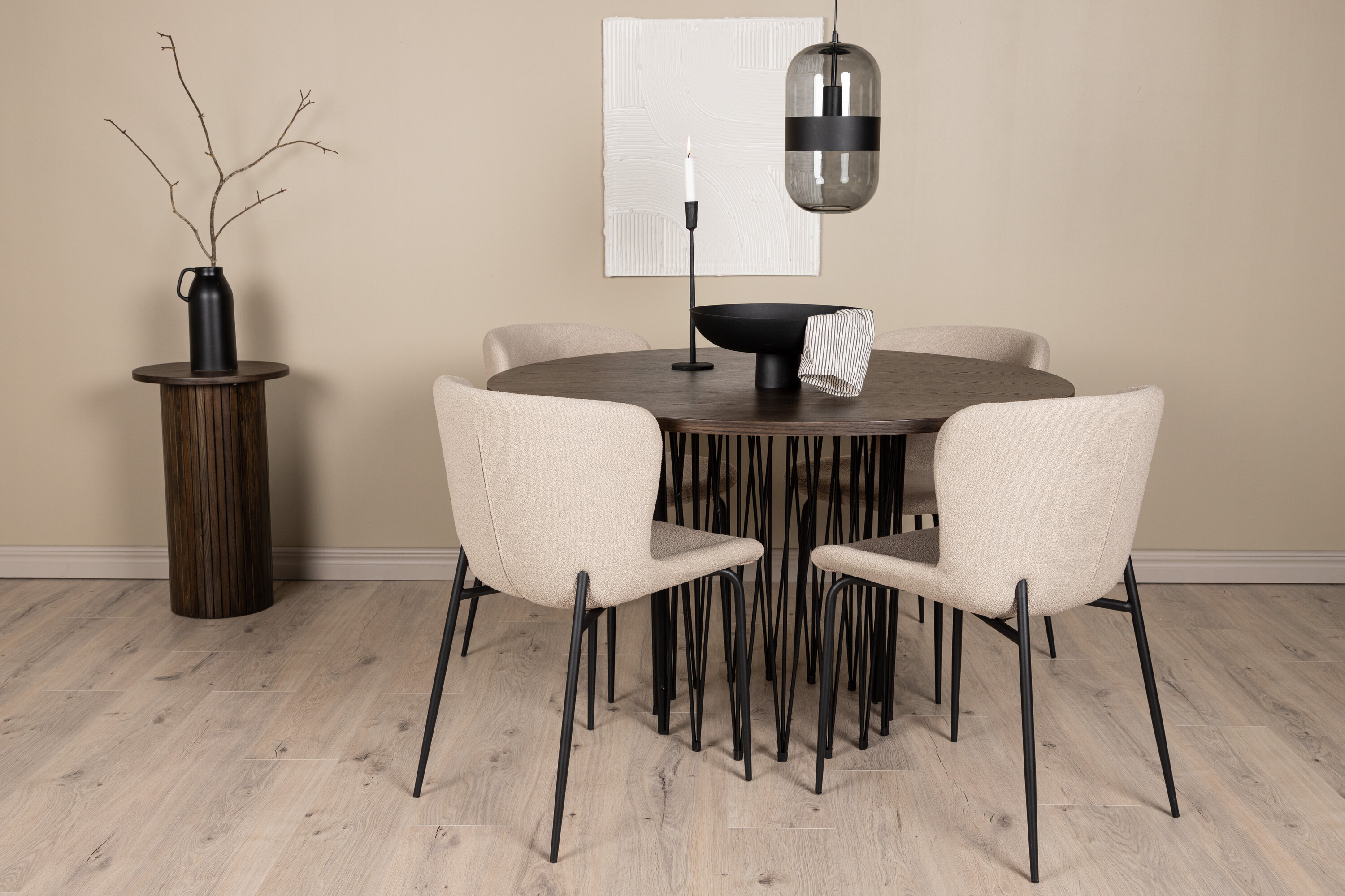 deLOHN Stone round, Modesto Kör alakú étkezőgarnitúra