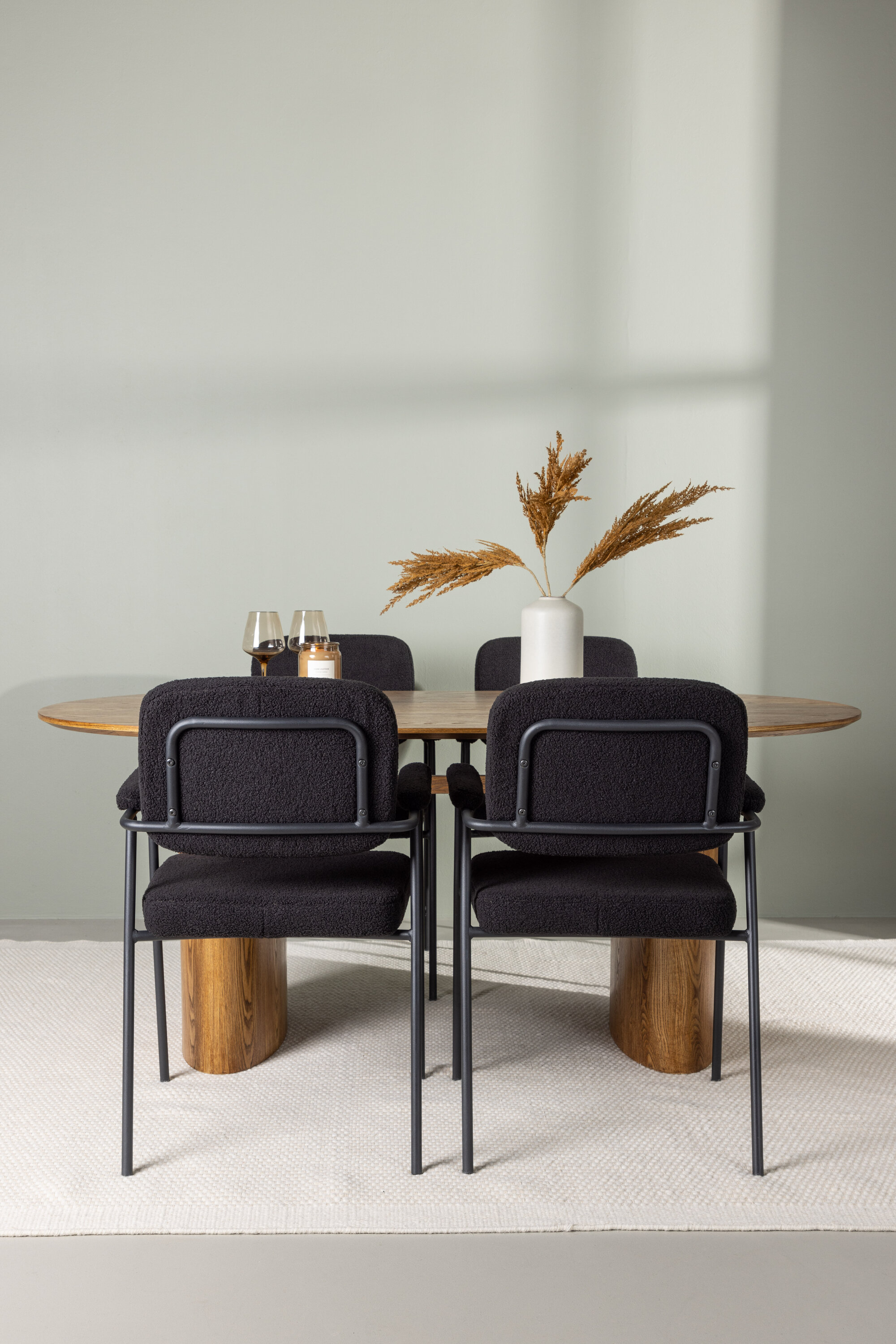 deLOHN Yesterday Ovális étkezőgarnitúra