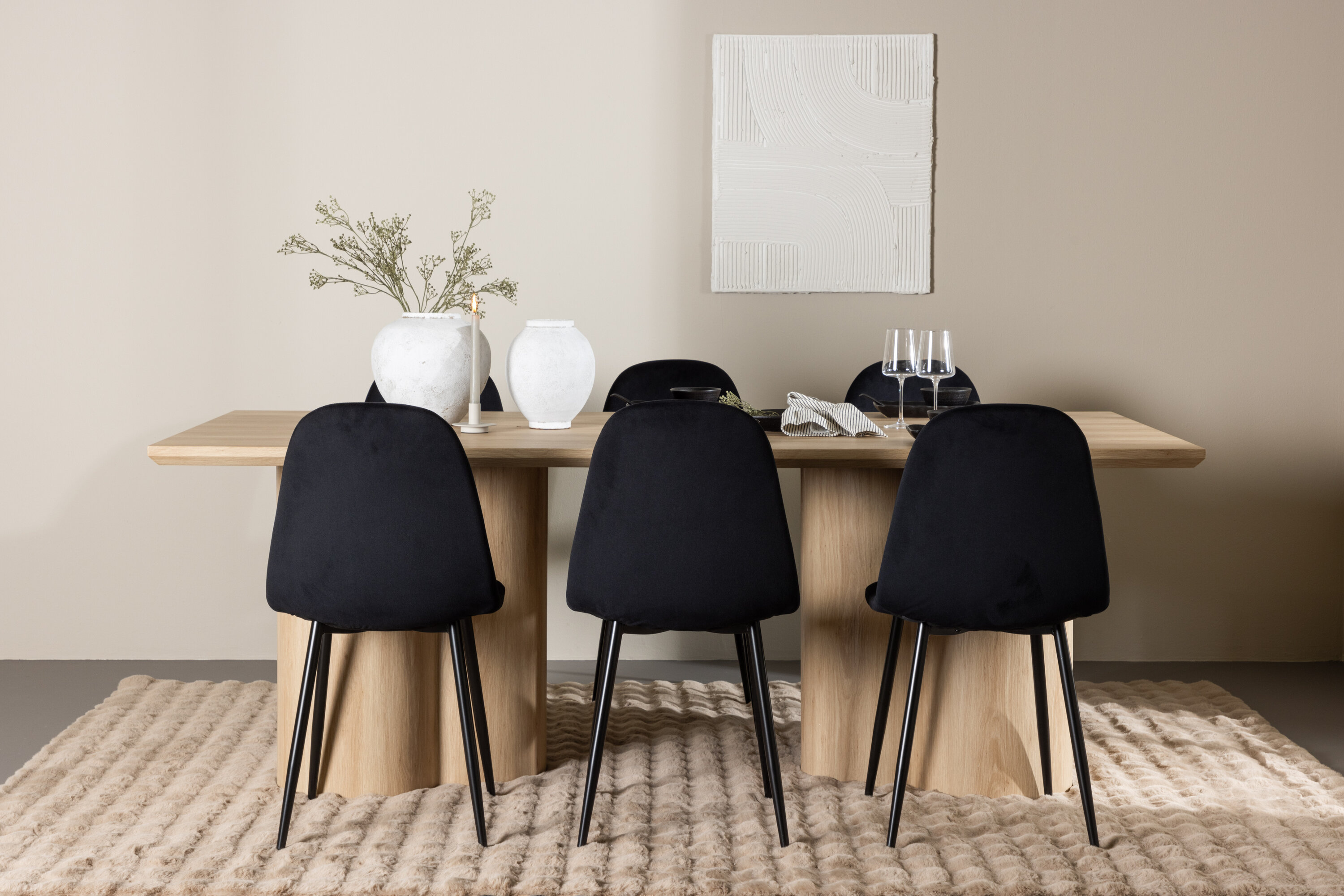 deLOHN Olivia, Polar Téglalap alakú étkezőgarnitúra