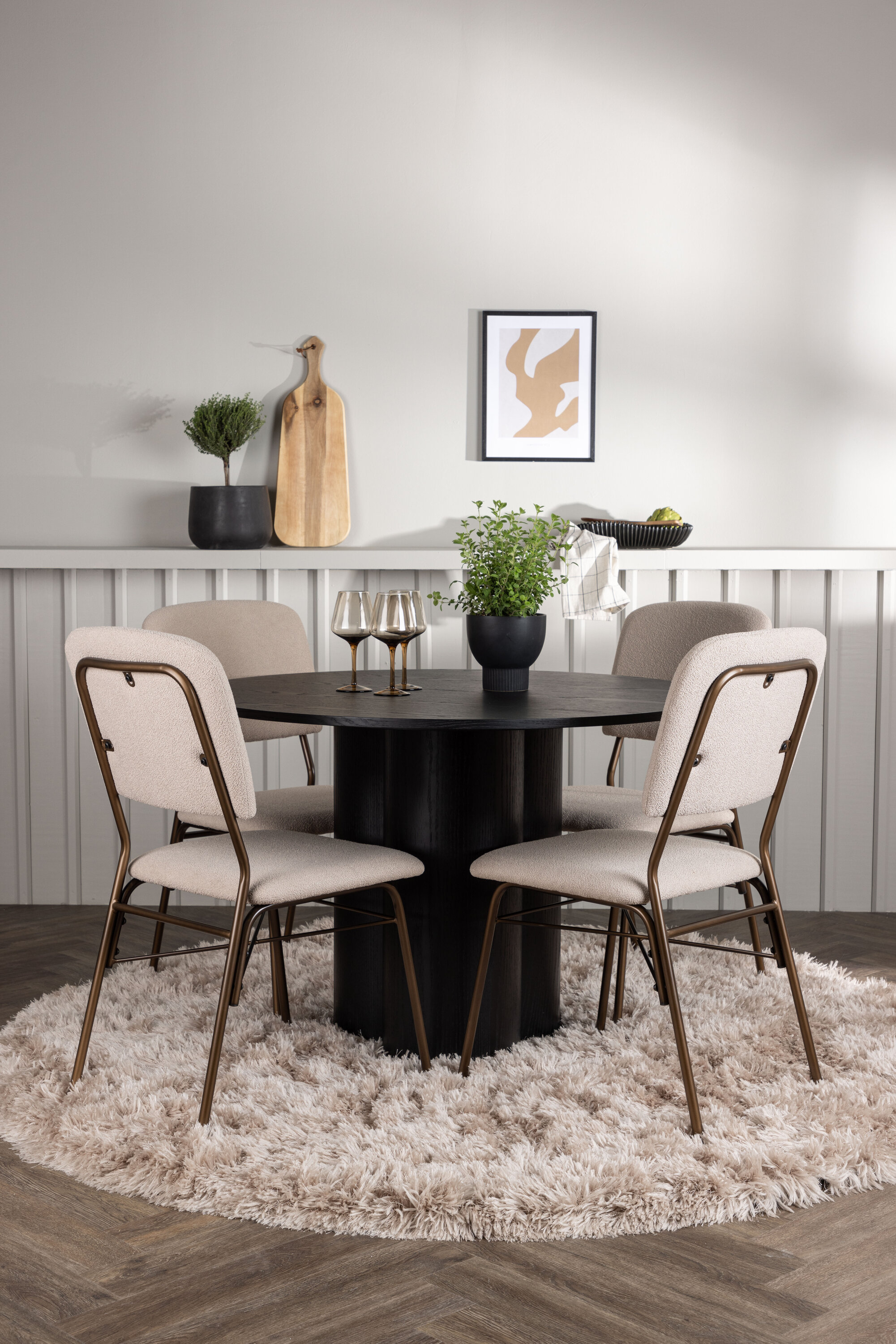 deLOHN Seda Kör alakú étkezőgarnitúra