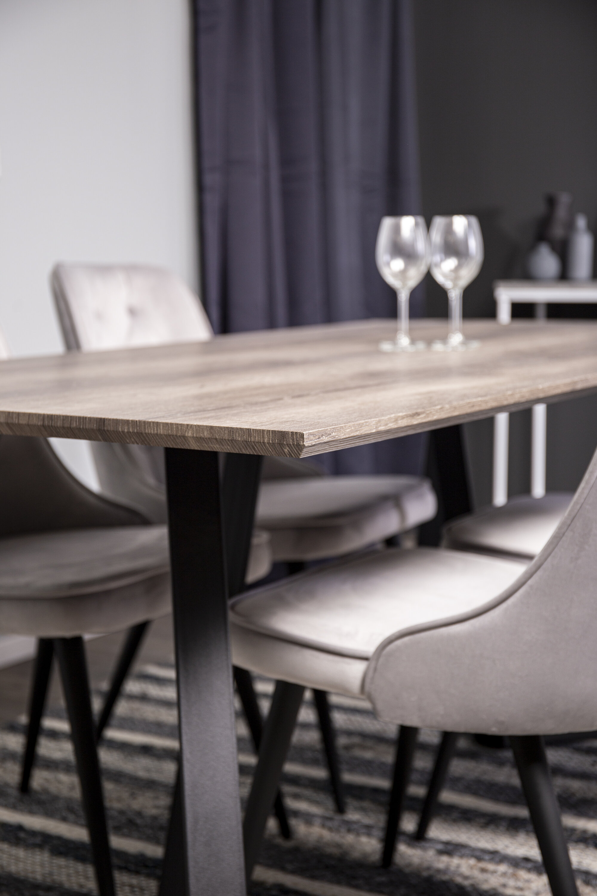 deLOHN Marina, Velvet Deluxe Téglalap alakú étkezőgarnitúra