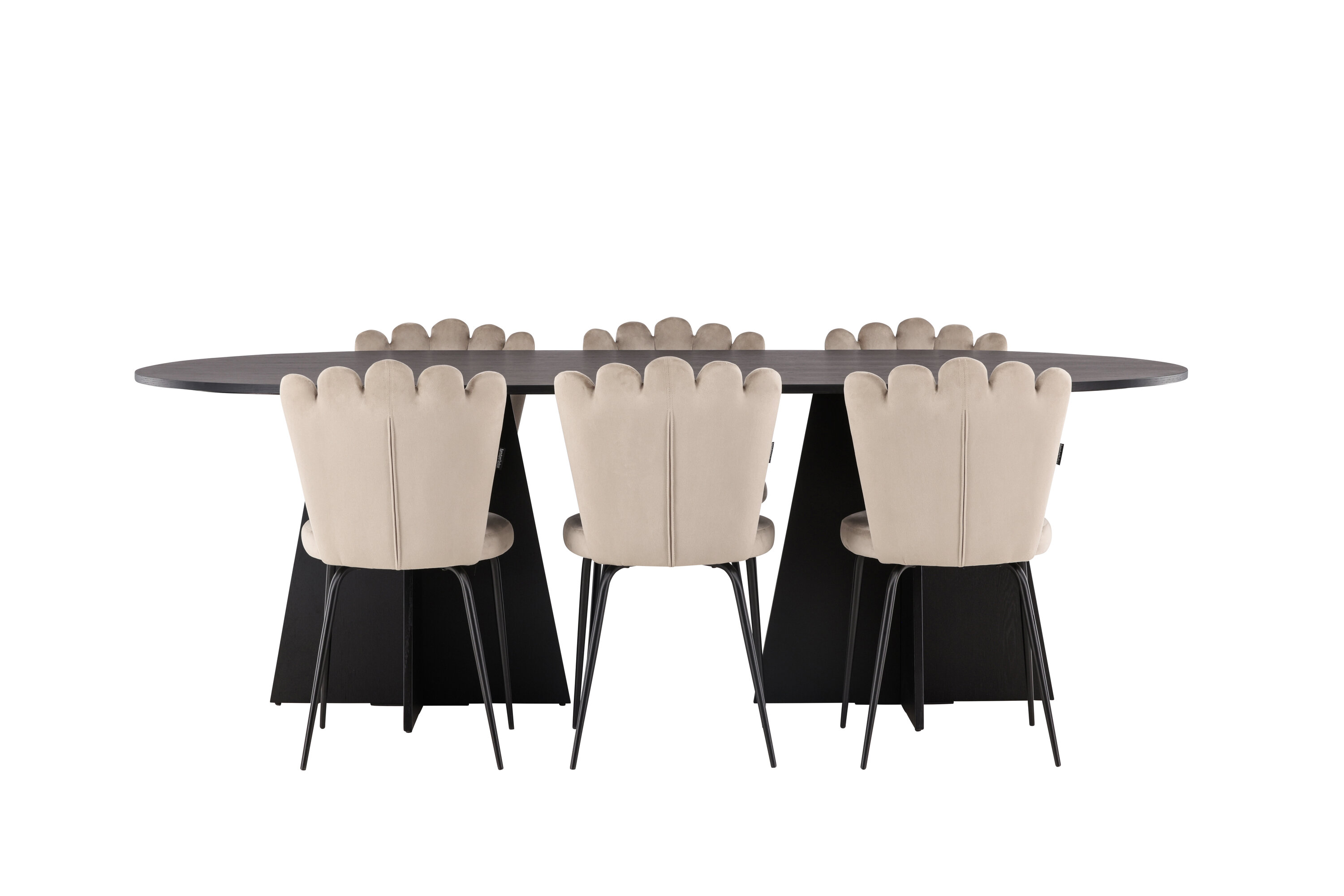 deLOHN Bootcut Oval, Limhamn Ovális étkezőgarnitúra