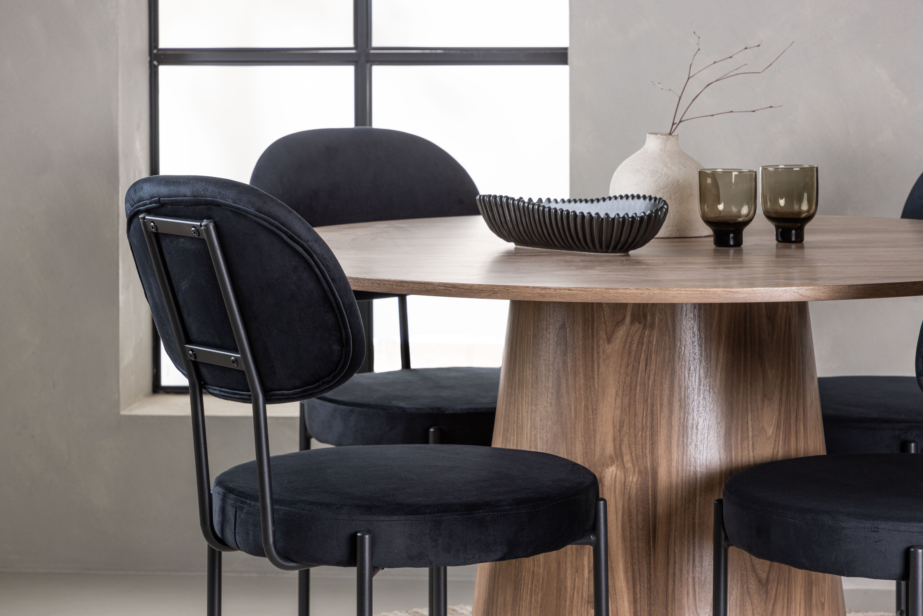 deLOHN Stella Kör alakú étkezőgarnitúra