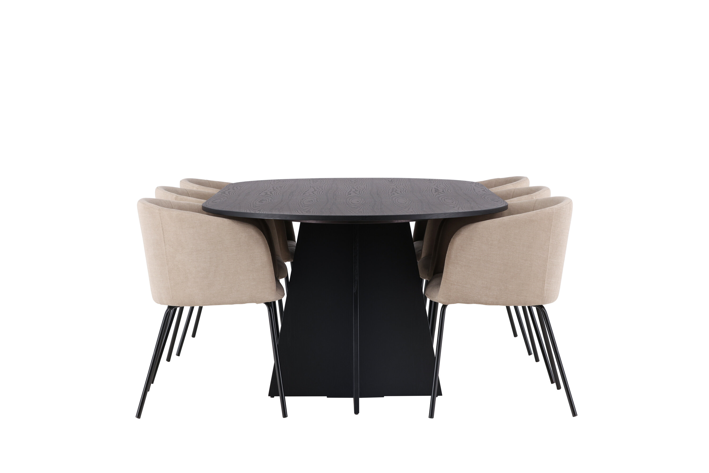 deLOHN Bootcut Oval, Berit Téglalap alakú étkezőgarnitúra