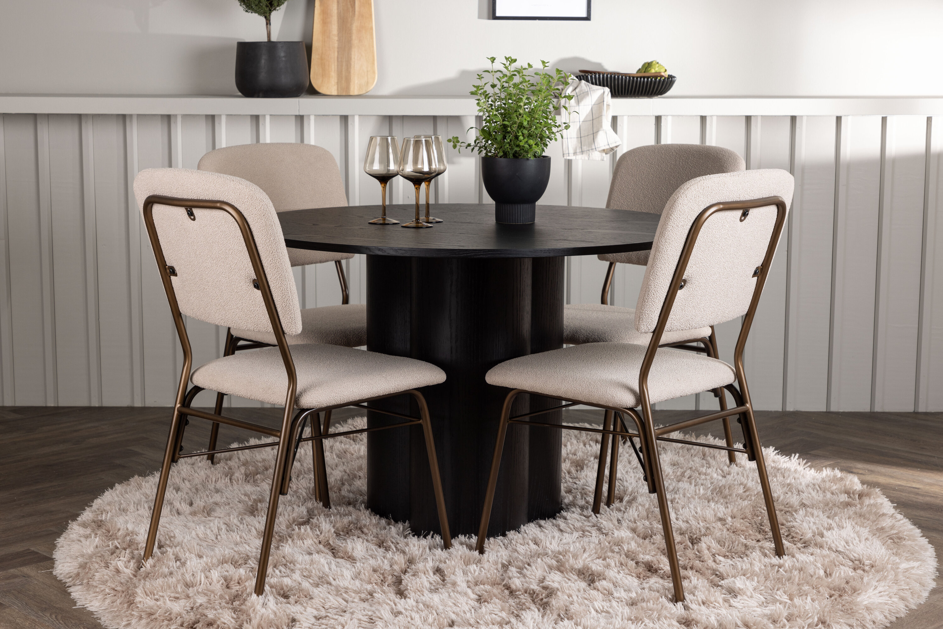 deLOHN Seda Kör alakú étkezőgarnitúra