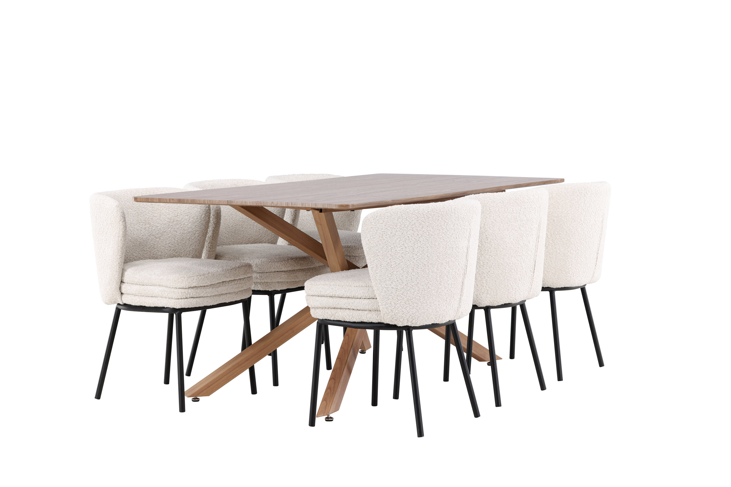 deLOHN Piazza, Agnes Téglalap alakú étkezőgarnitúra