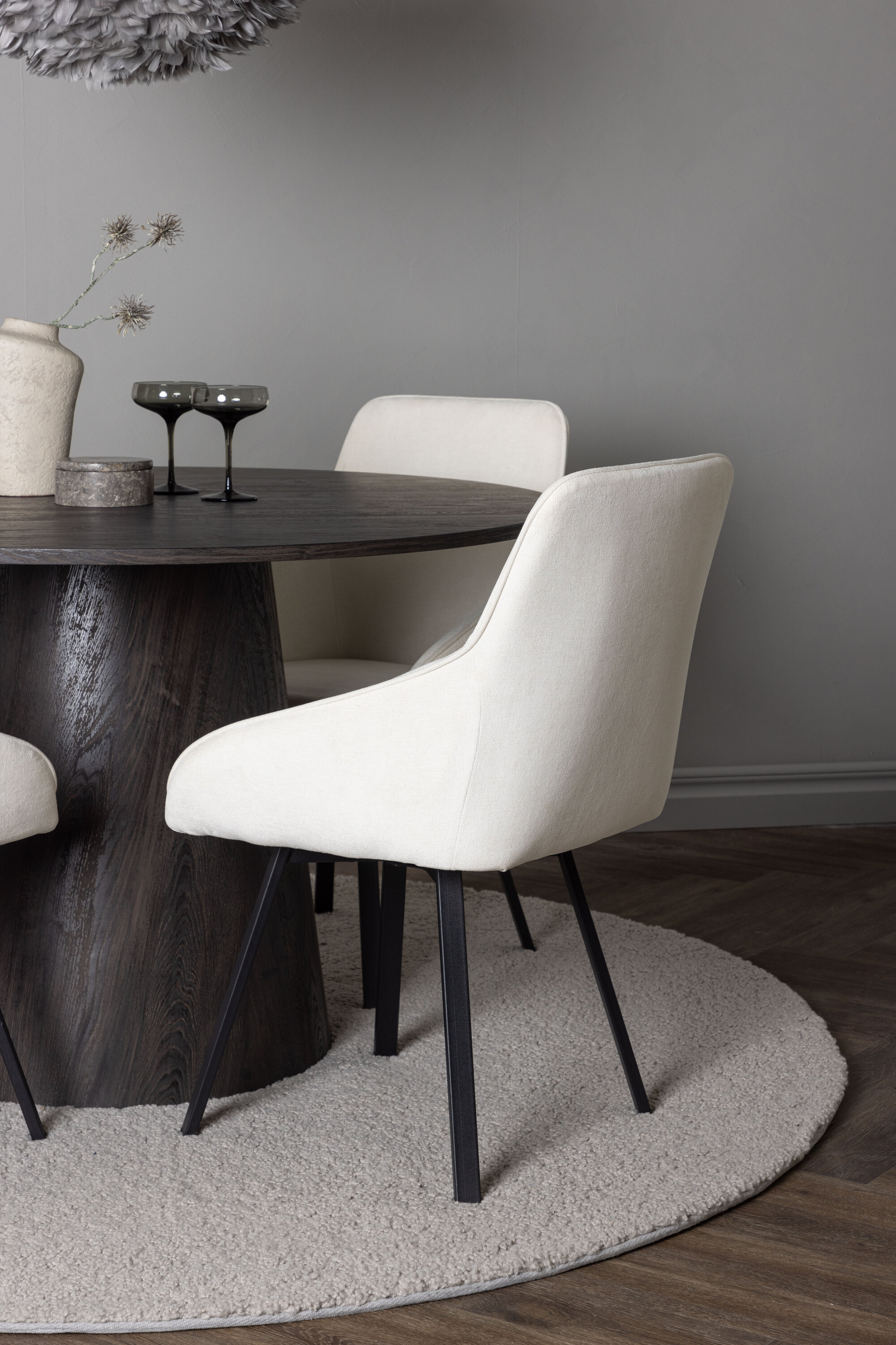 deLOHN Rosie Kör alakú étkezőgarnitúra