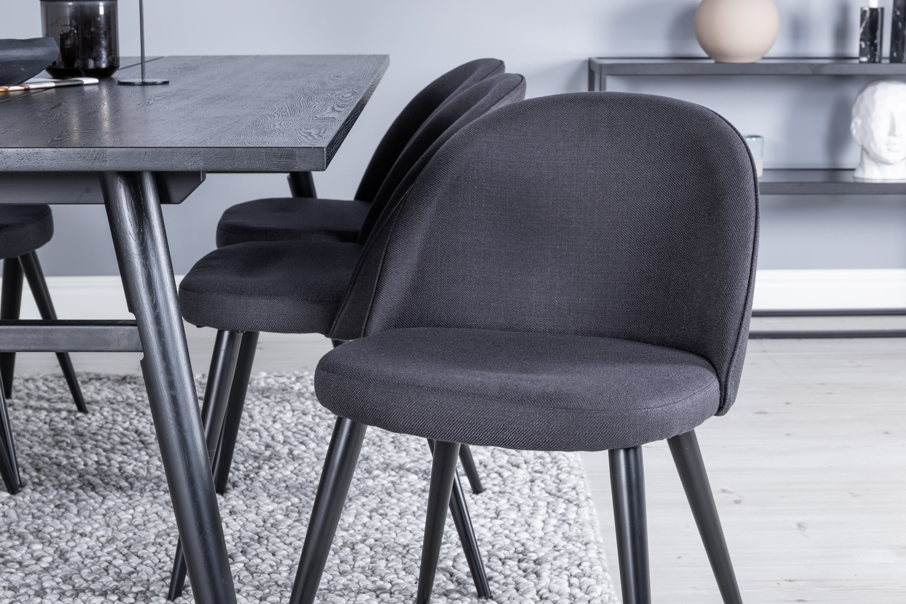 deLOHN Sleek, Velvet Téglalap alakú étkezőgarnitúra