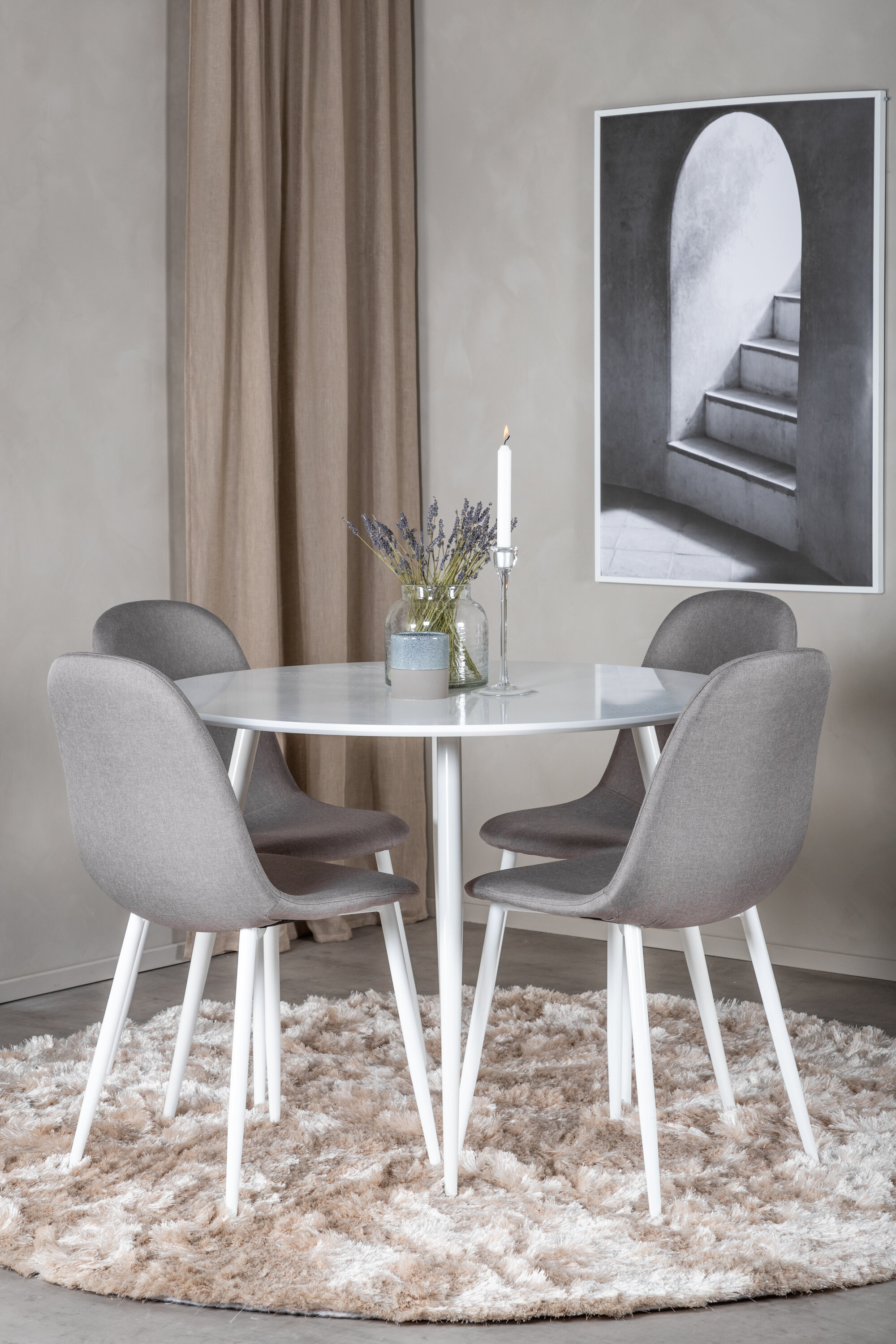 deLOHN Polar, Plaza Kör alakú étkezőgarnitúra