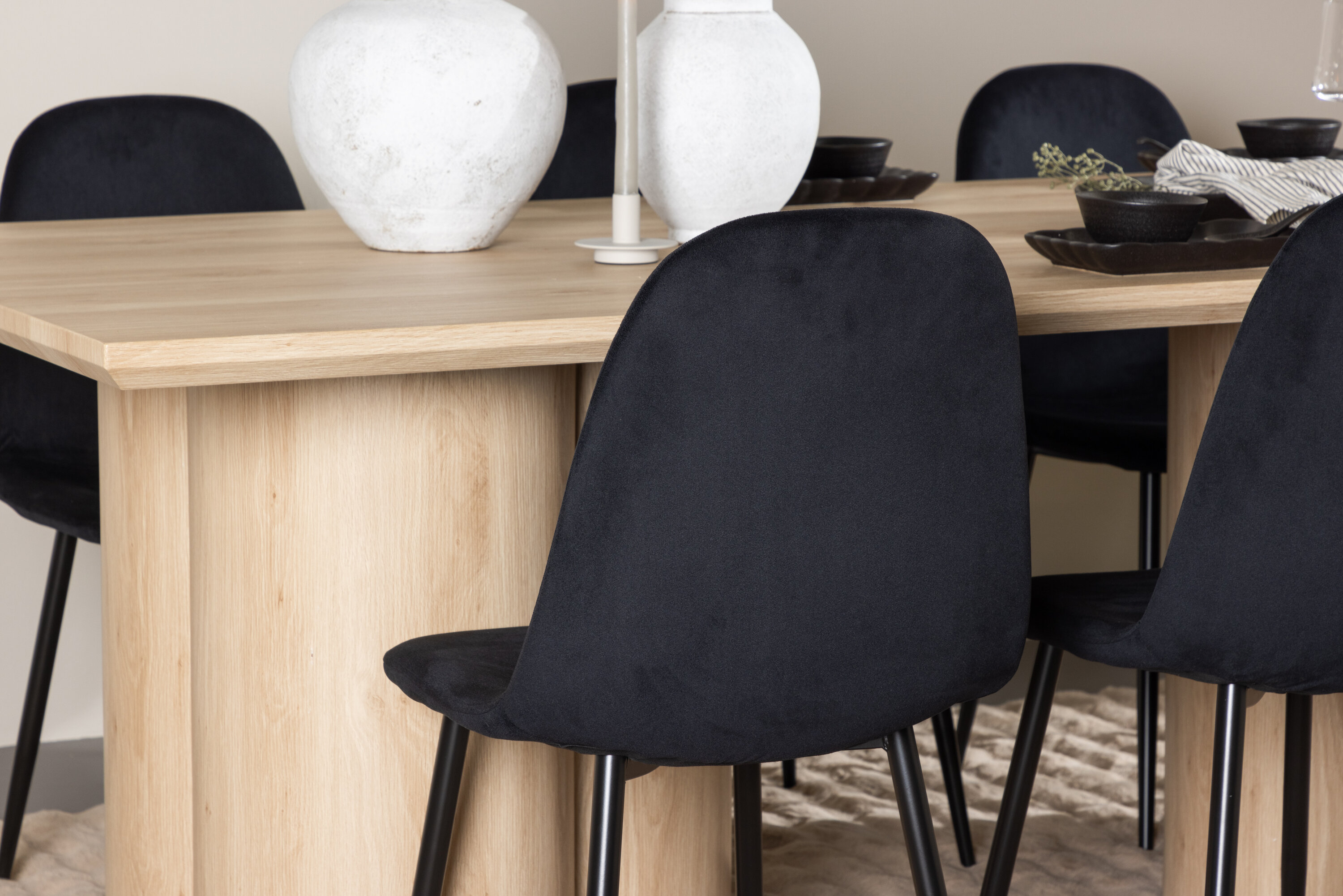 deLOHN Olivia, Polar Téglalap alakú étkezőgarnitúra