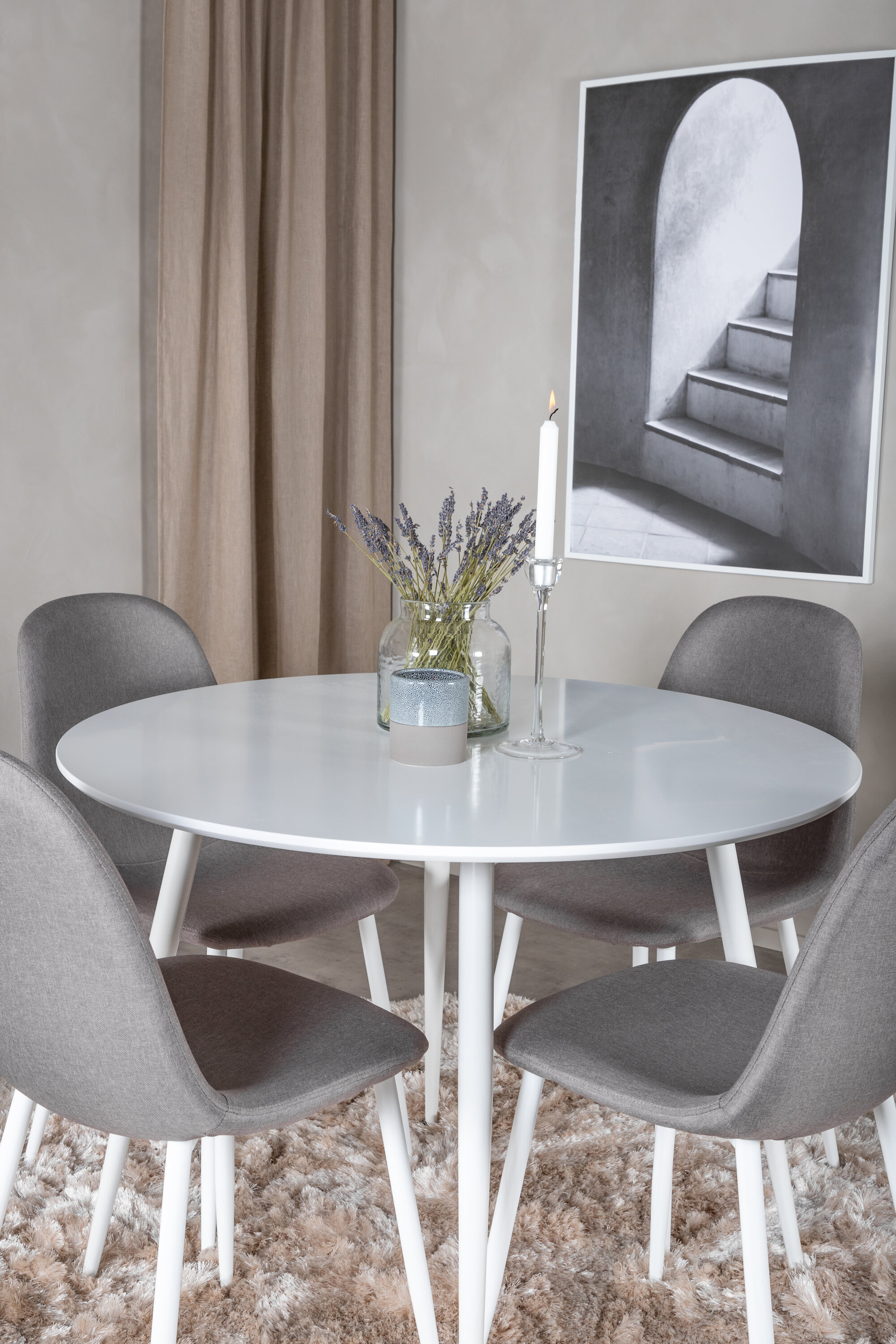 deLOHN Polar, Plaza Kör alakú étkezőgarnitúra