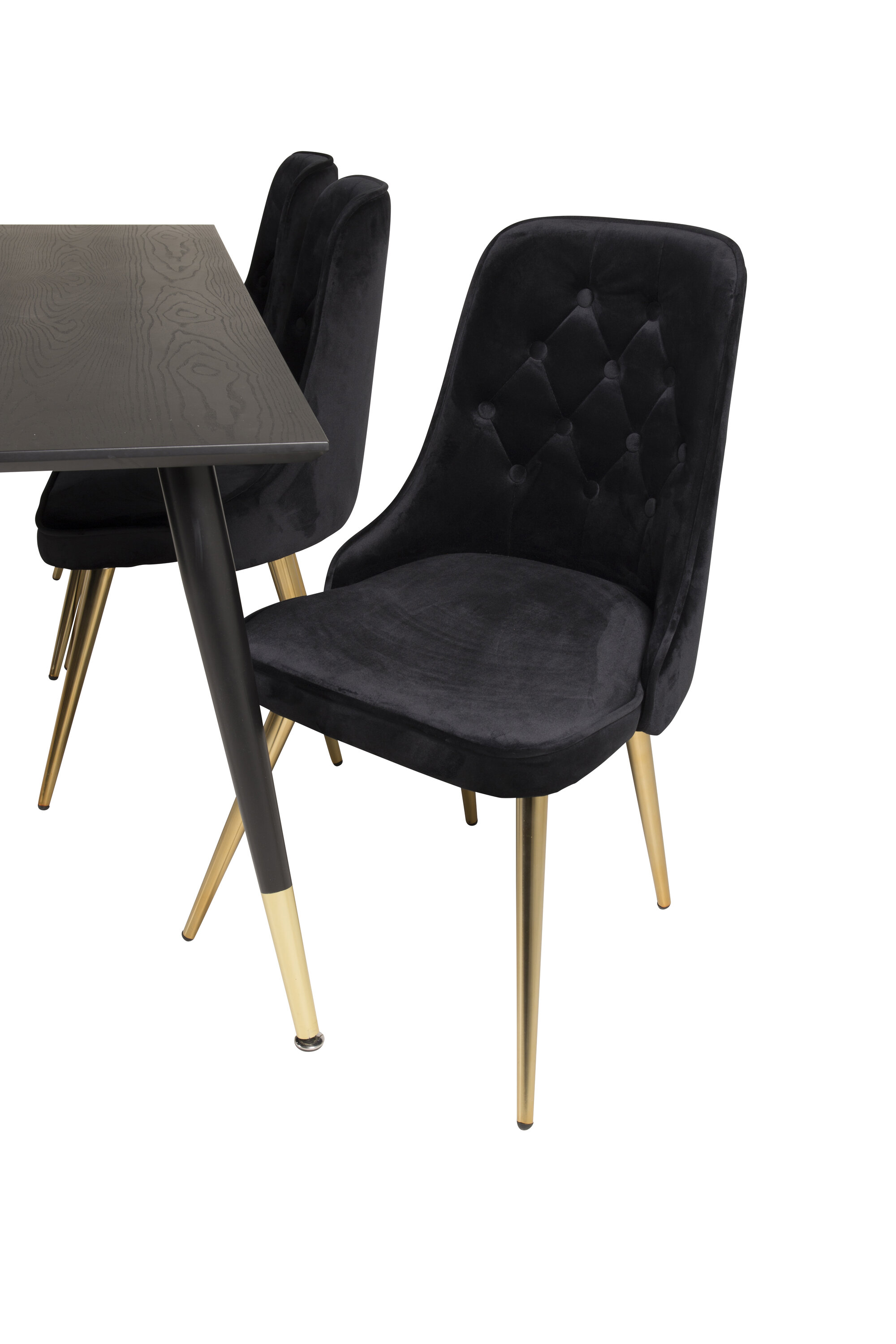 deLOHN Dipp, Velvet Deluxe Téglalap alakú étkezőgarnitúra deLOHN Dipp, Velvet Deluxe Téglalap alakú étkezőgarnitúra