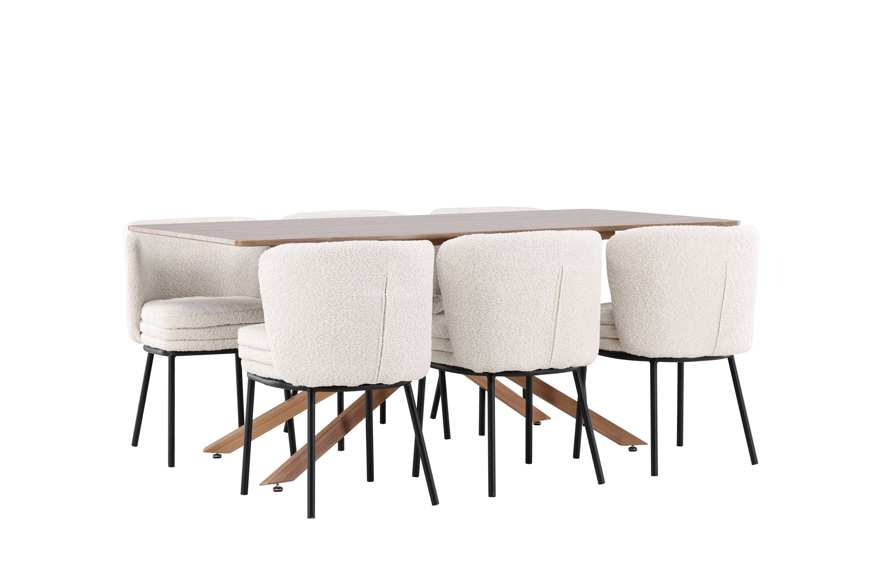 deLOHN Piazza, Agnes Téglalap alakú étkezőgarnitúra