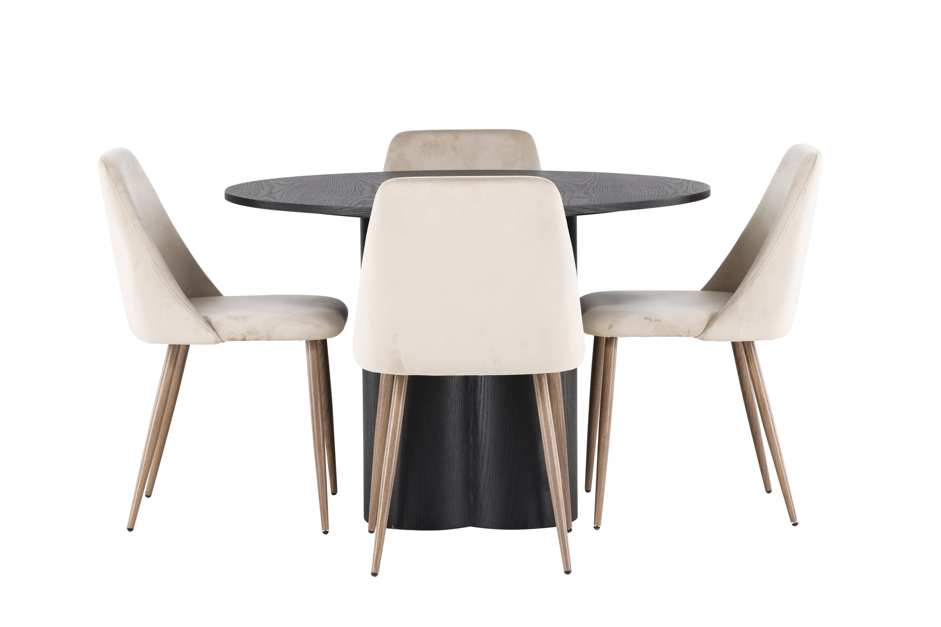 deLOHN Night Kör alakú étkezőgarnitúra