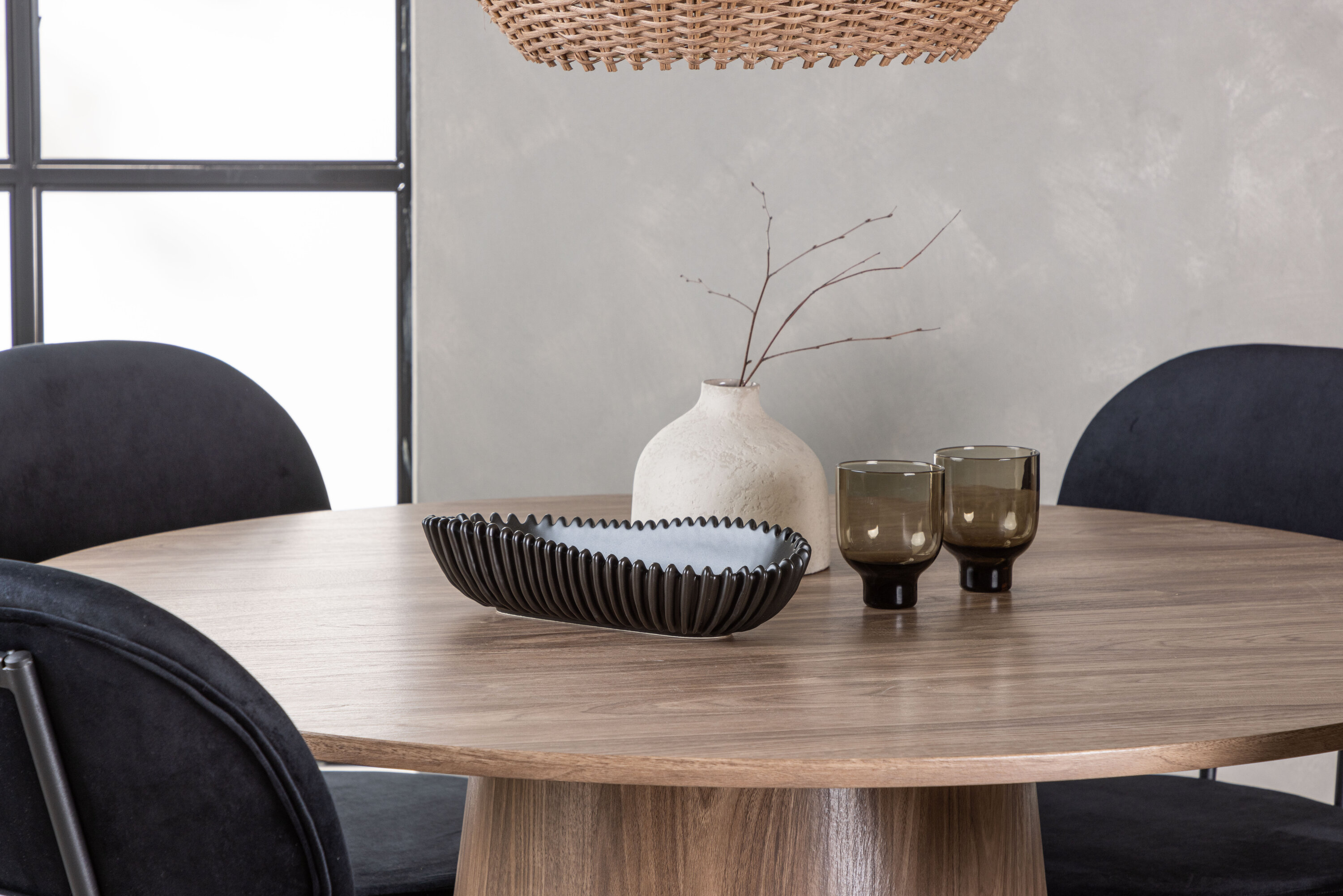 deLOHN Stella Kör alakú étkezőgarnitúra