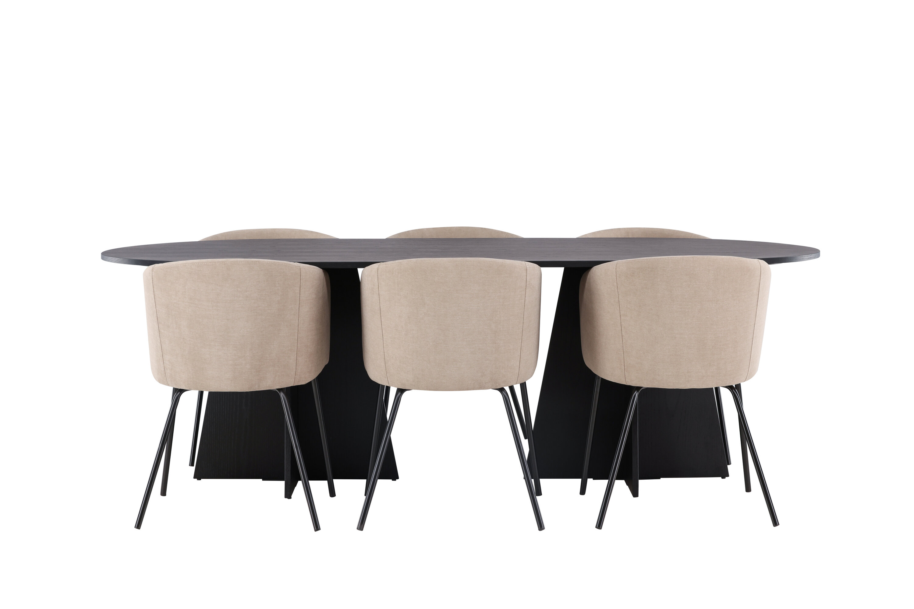 deLOHN Bootcut Oval, Berit Téglalap alakú étkezőgarnitúra