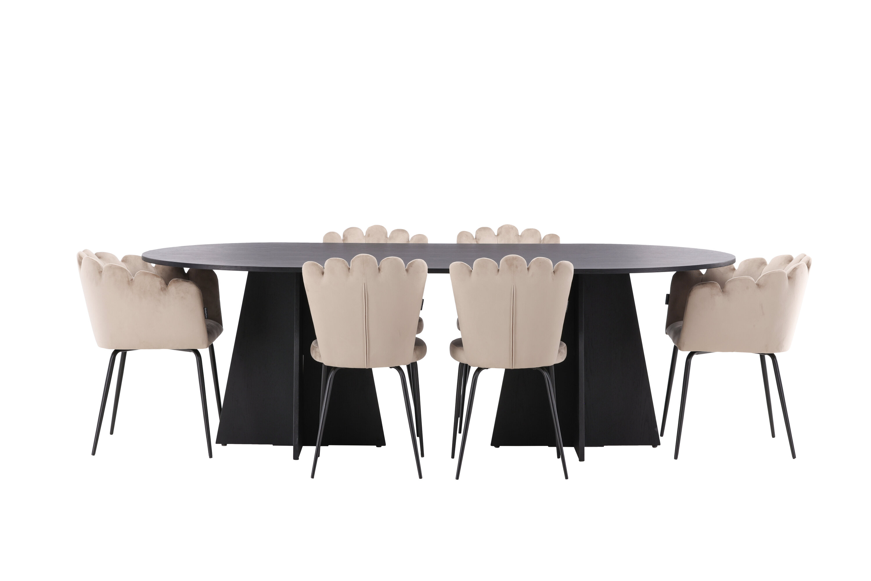 deLOHN Bootcut Oval, Limhamn Ovális étkezőgarnitúra