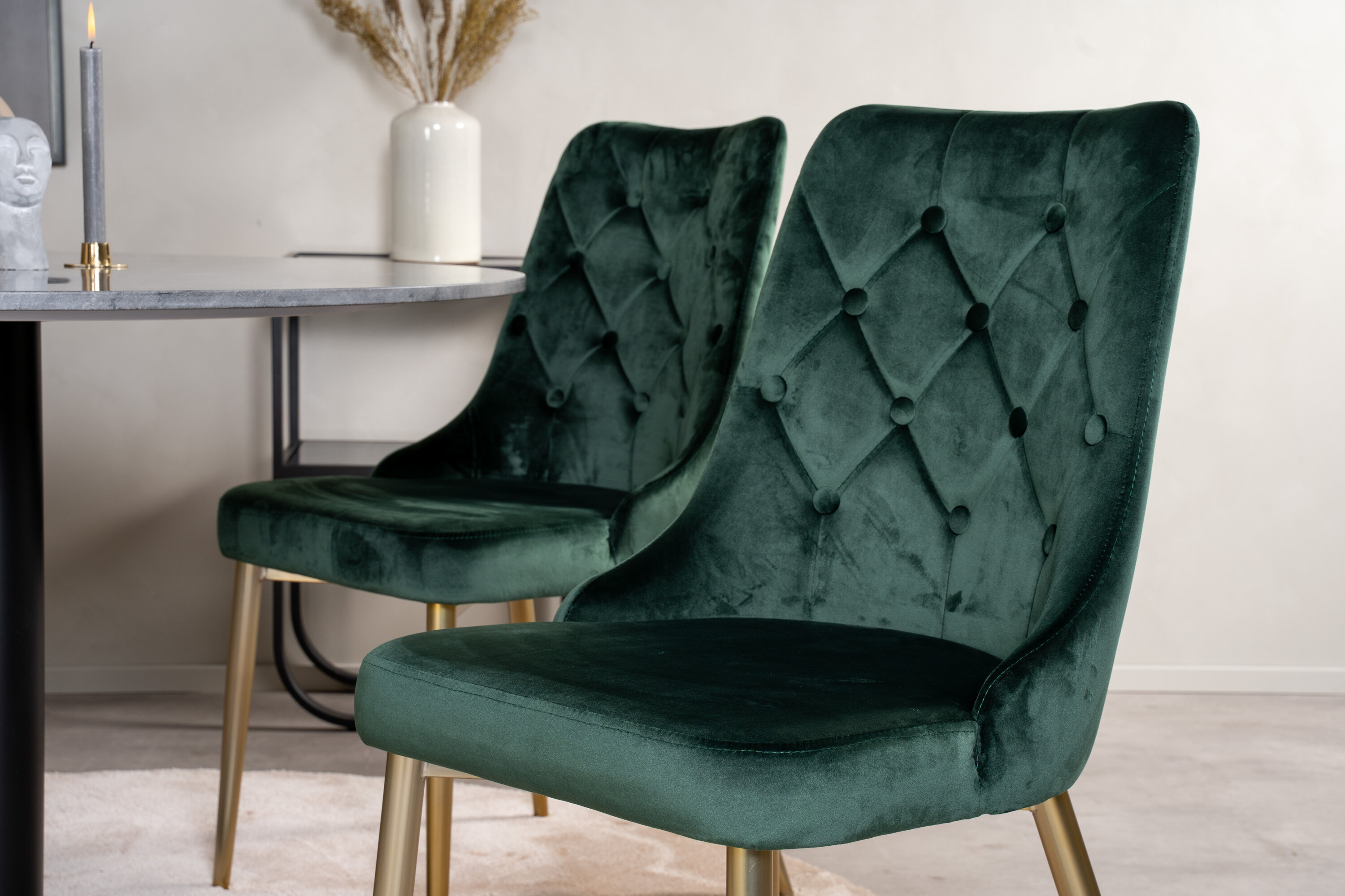 deLOHN Estelle, Velvet Deluxe Kör alakú étkezőgarnitúra