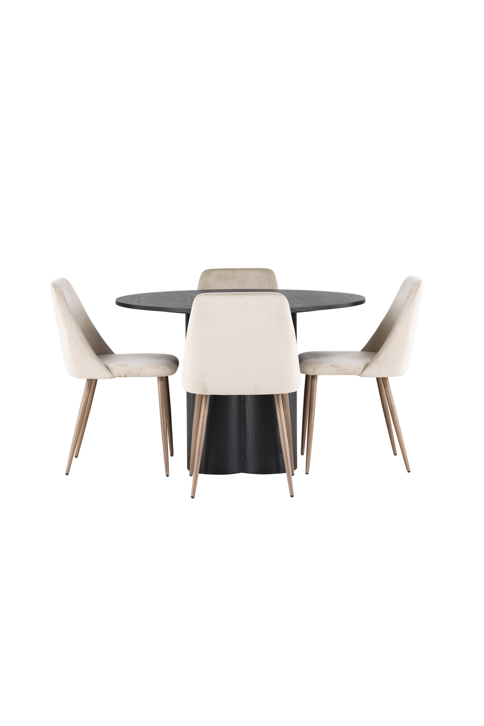 deLOHN Night Kör alakú étkezőgarnitúra