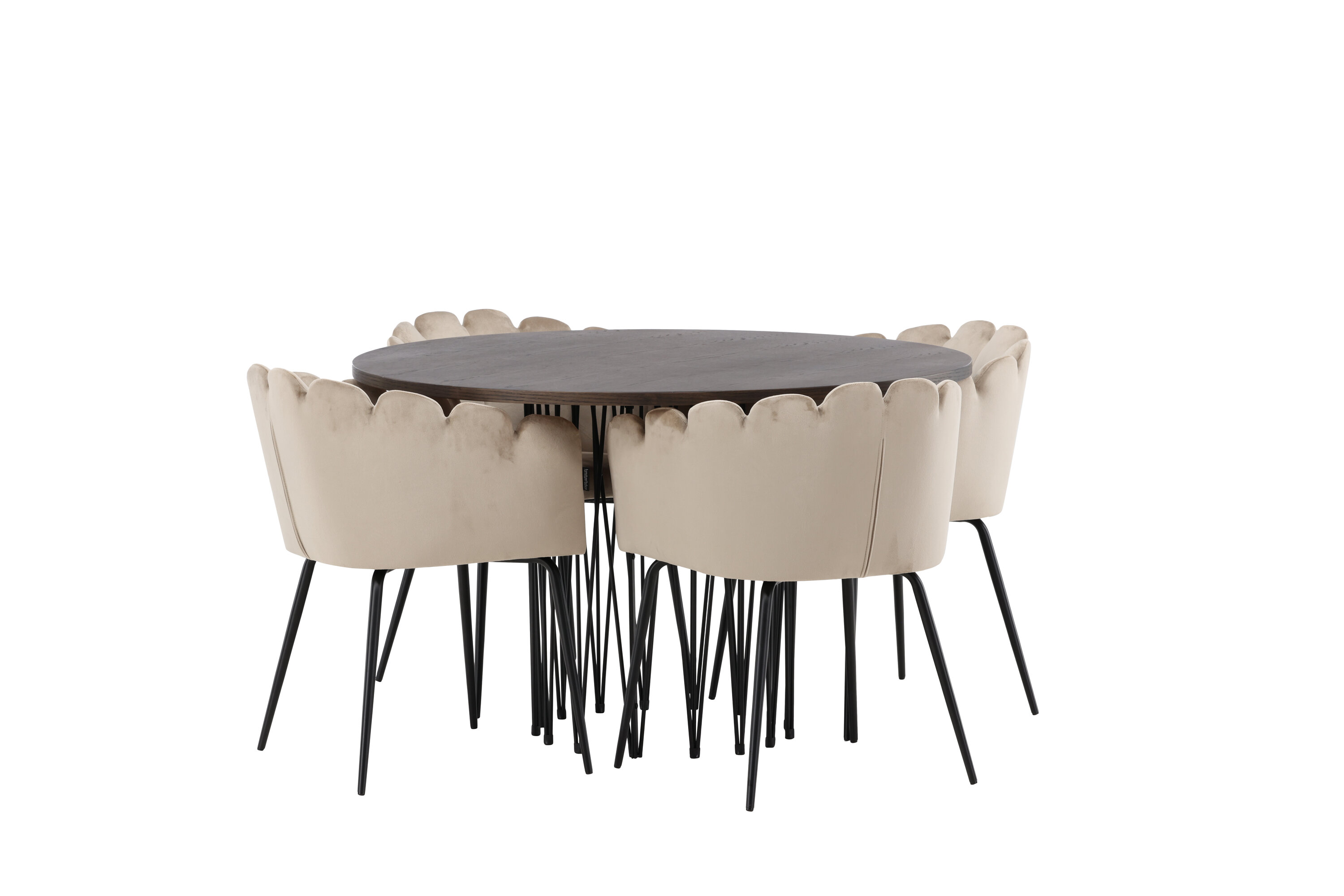 deLOHN Stone round, Limhamn Kör alakú étkezőgarnitúra