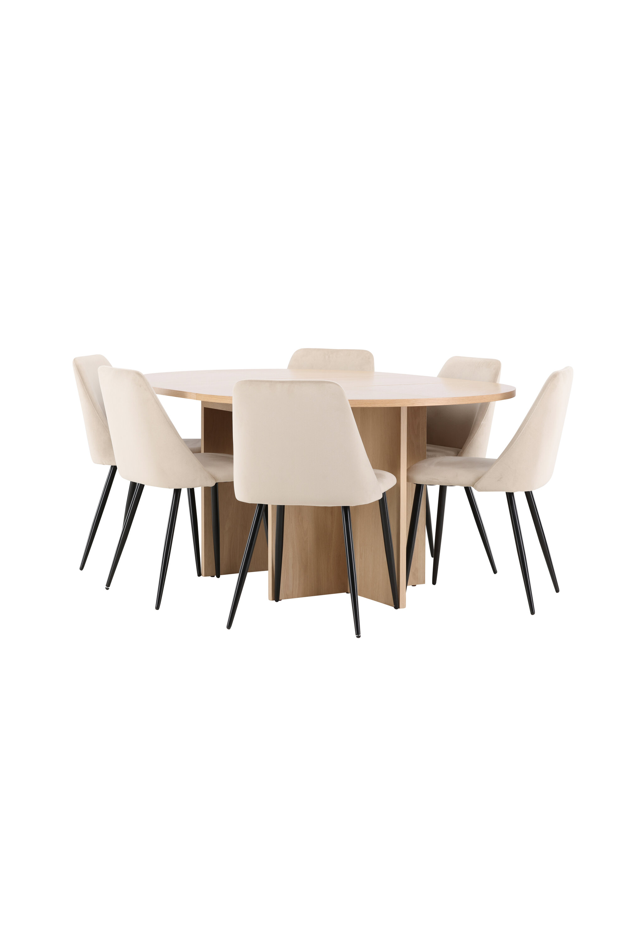 deLOHN Strada, Night Ovális étkezőgarnitúra