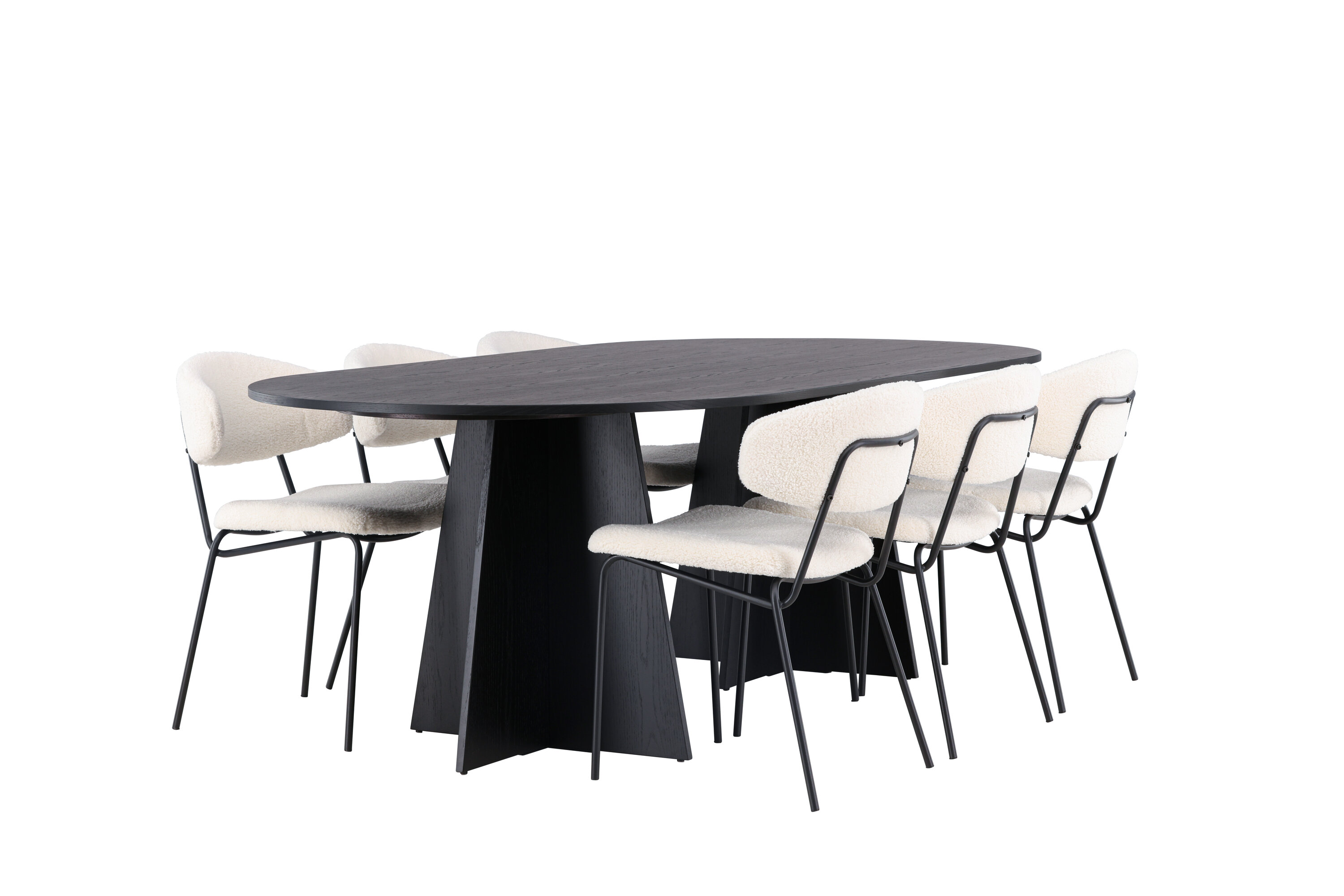 deLOHN Bootcut Oval, Chico Ovális étkezőgarnitúra