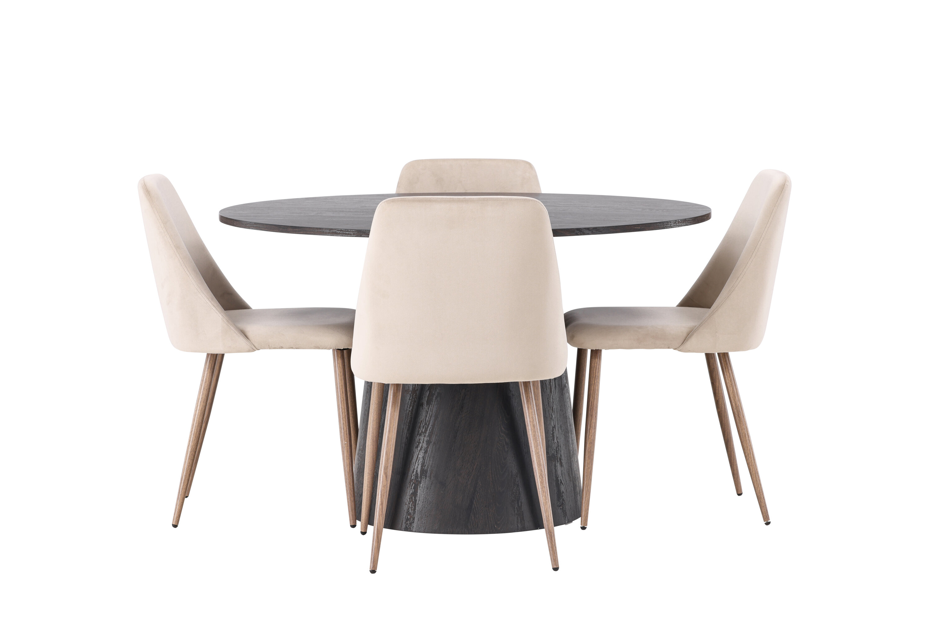 deLOHN Night Kör alakú étkezőgarnitúra