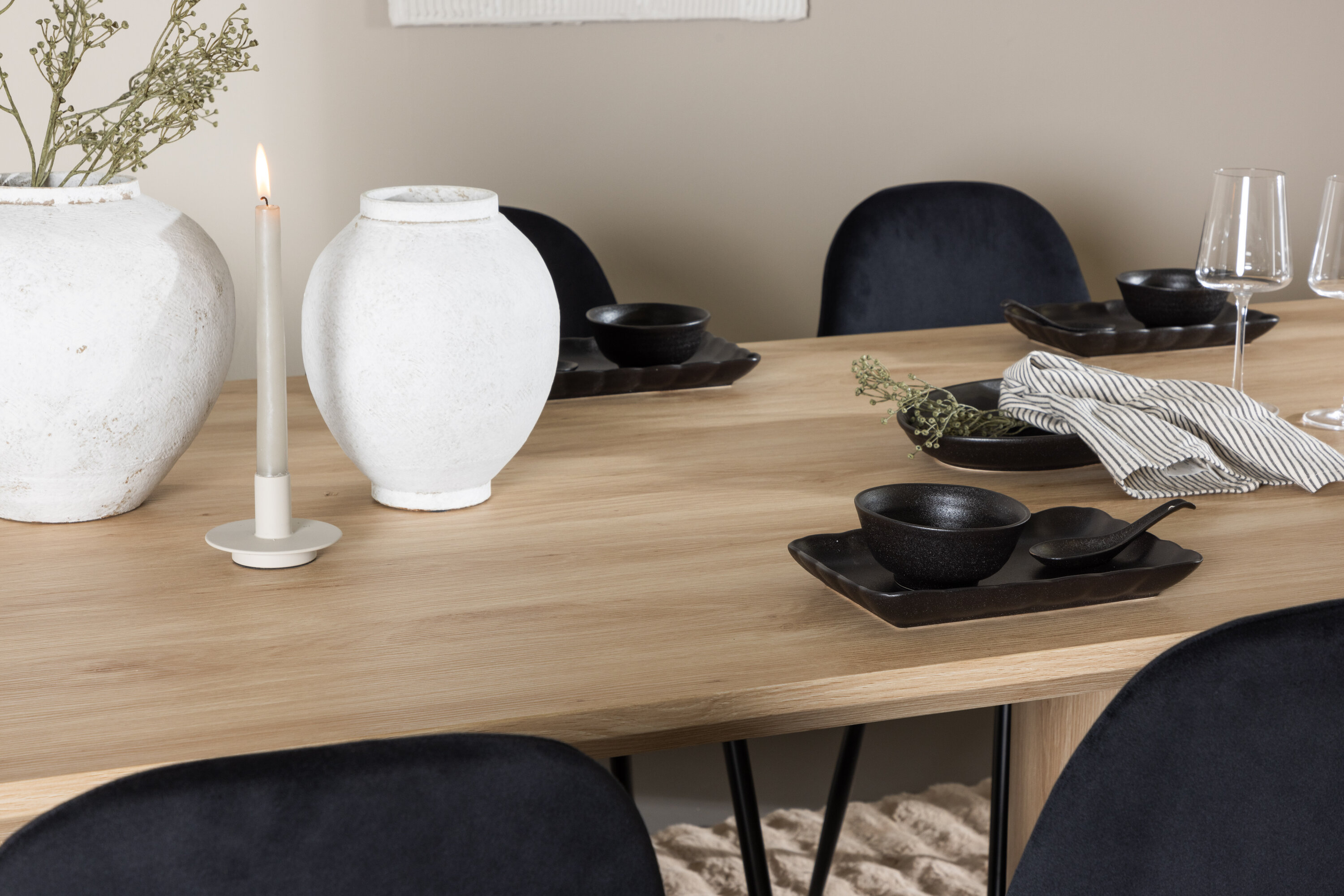 deLOHN Olivia, Polar Téglalap alakú étkezőgarnitúra