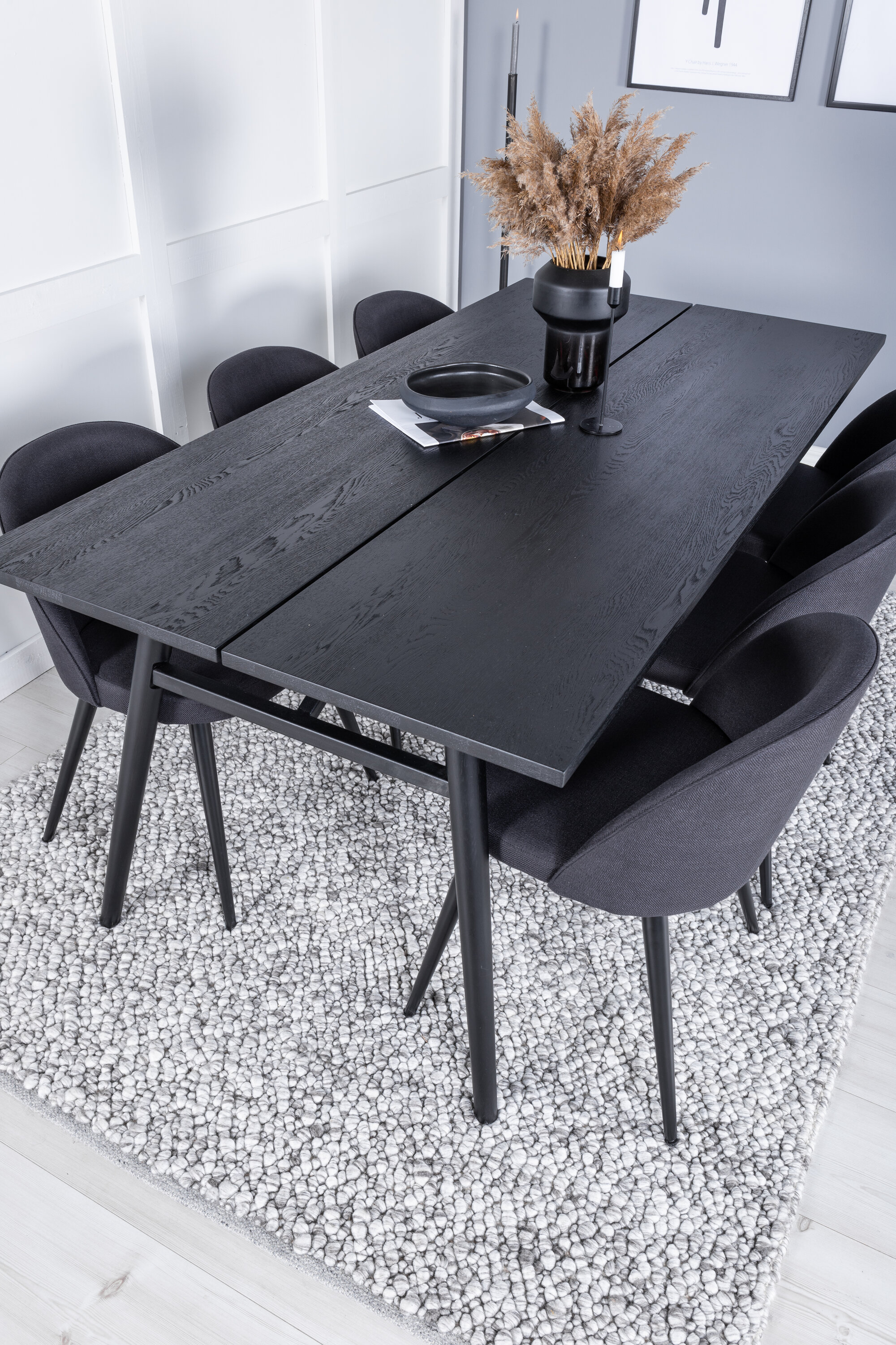deLOHN Sleek, Velvet Téglalap alakú étkezőgarnitúra
