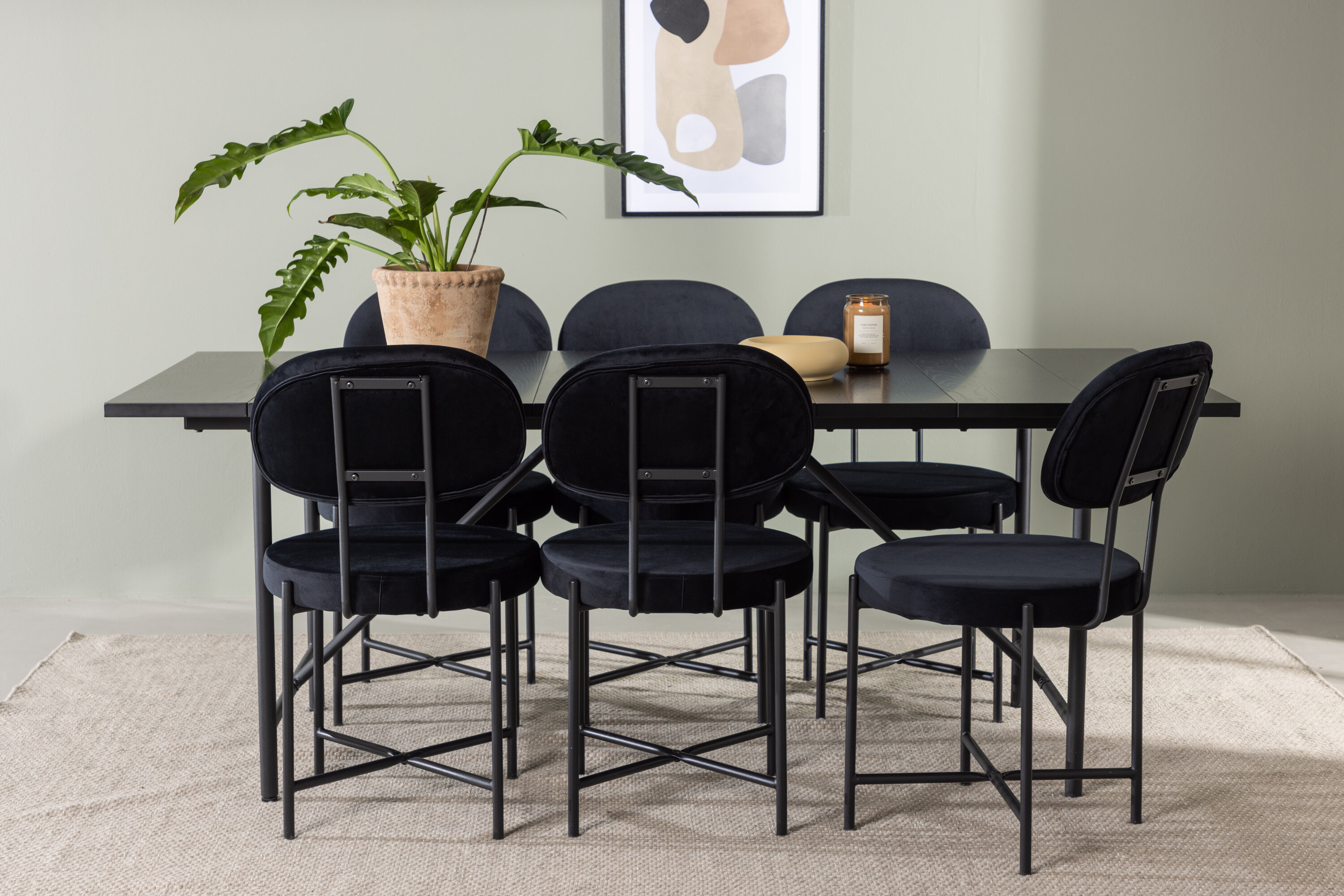 deLOHN Stella Téglalap alakú étkezőgarnitúra