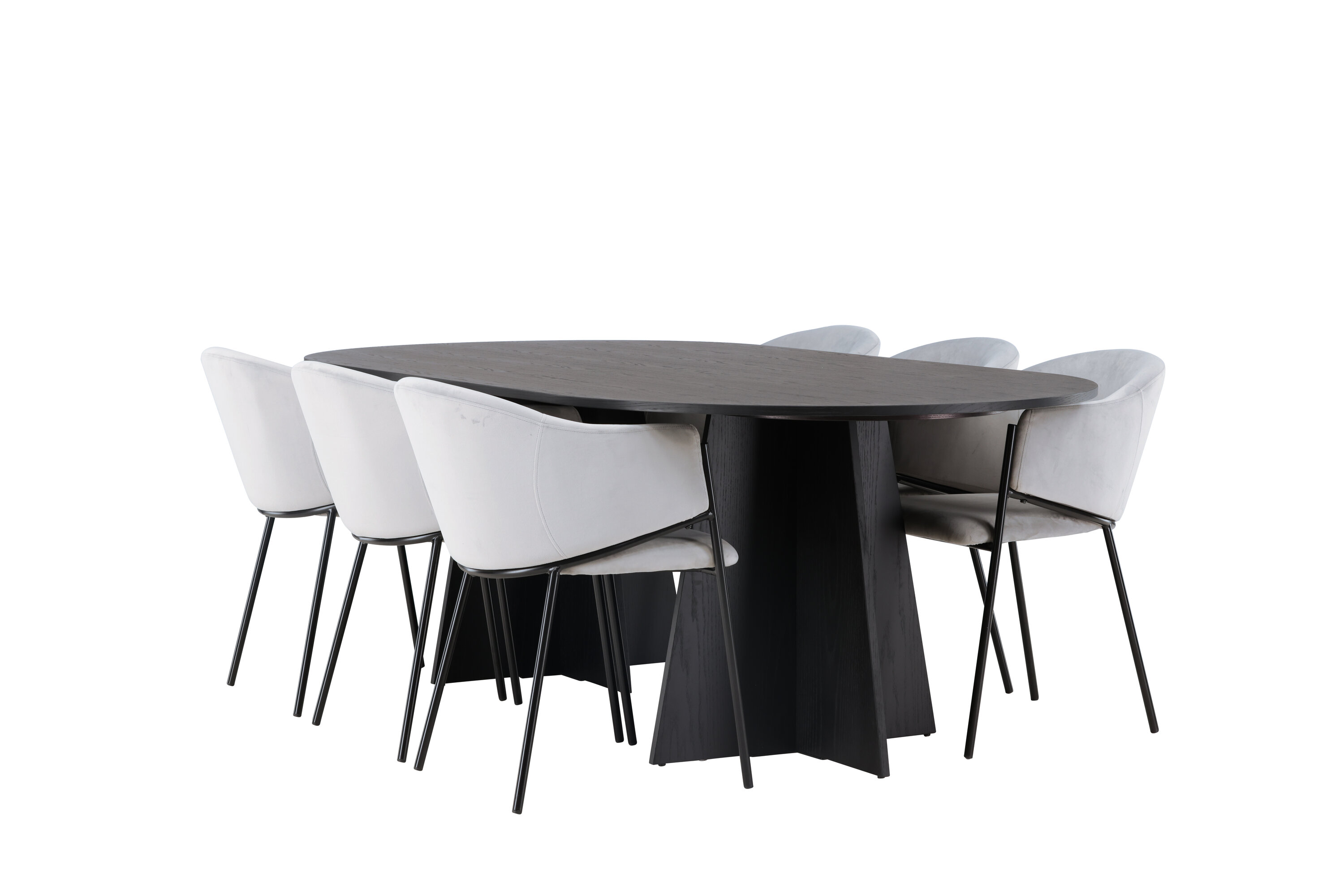 deLOHN Evelina Ovális étkezőgarnitúra
