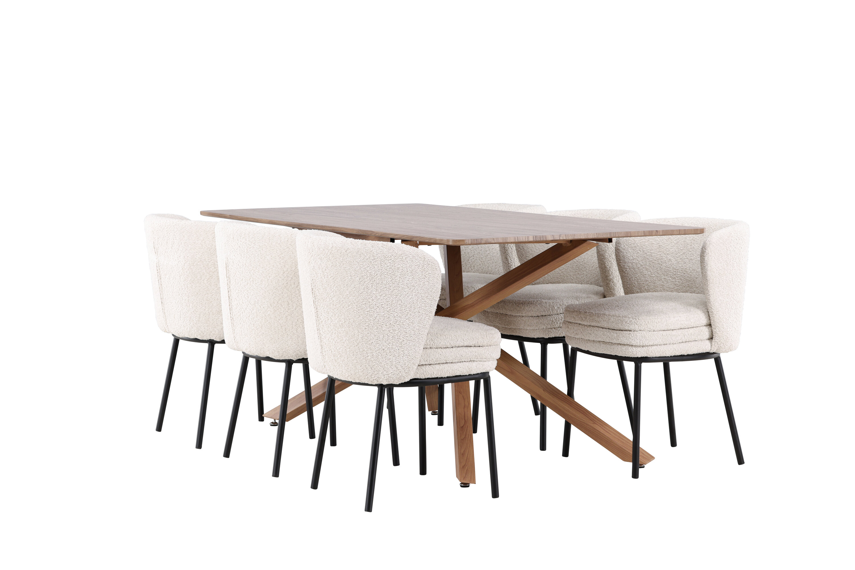 deLOHN Piazza, Agnes Téglalap alakú étkezőgarnitúra