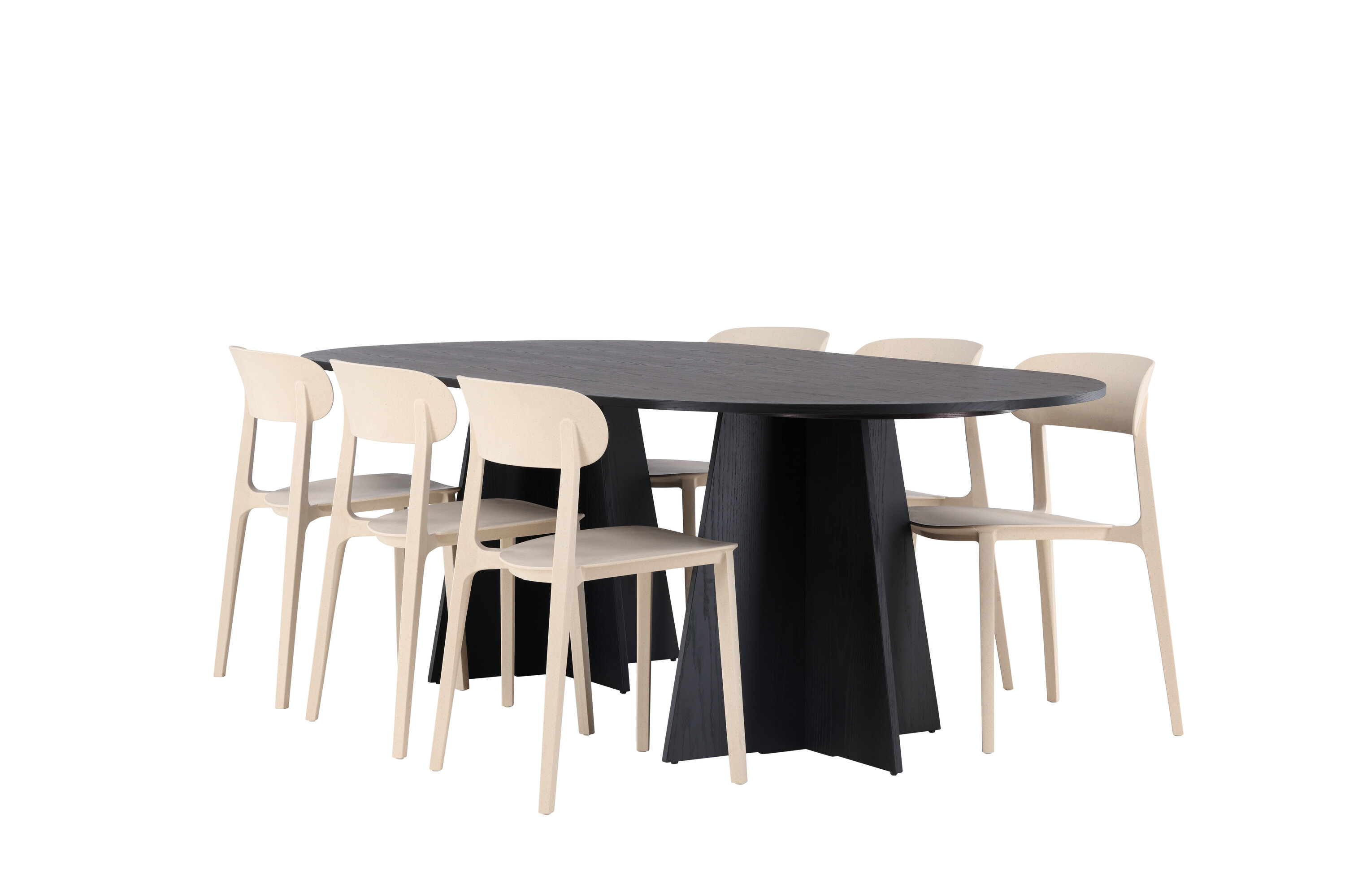 deLOHN Bootcut Oval, Åstol Ovális étkezőgarnitúra