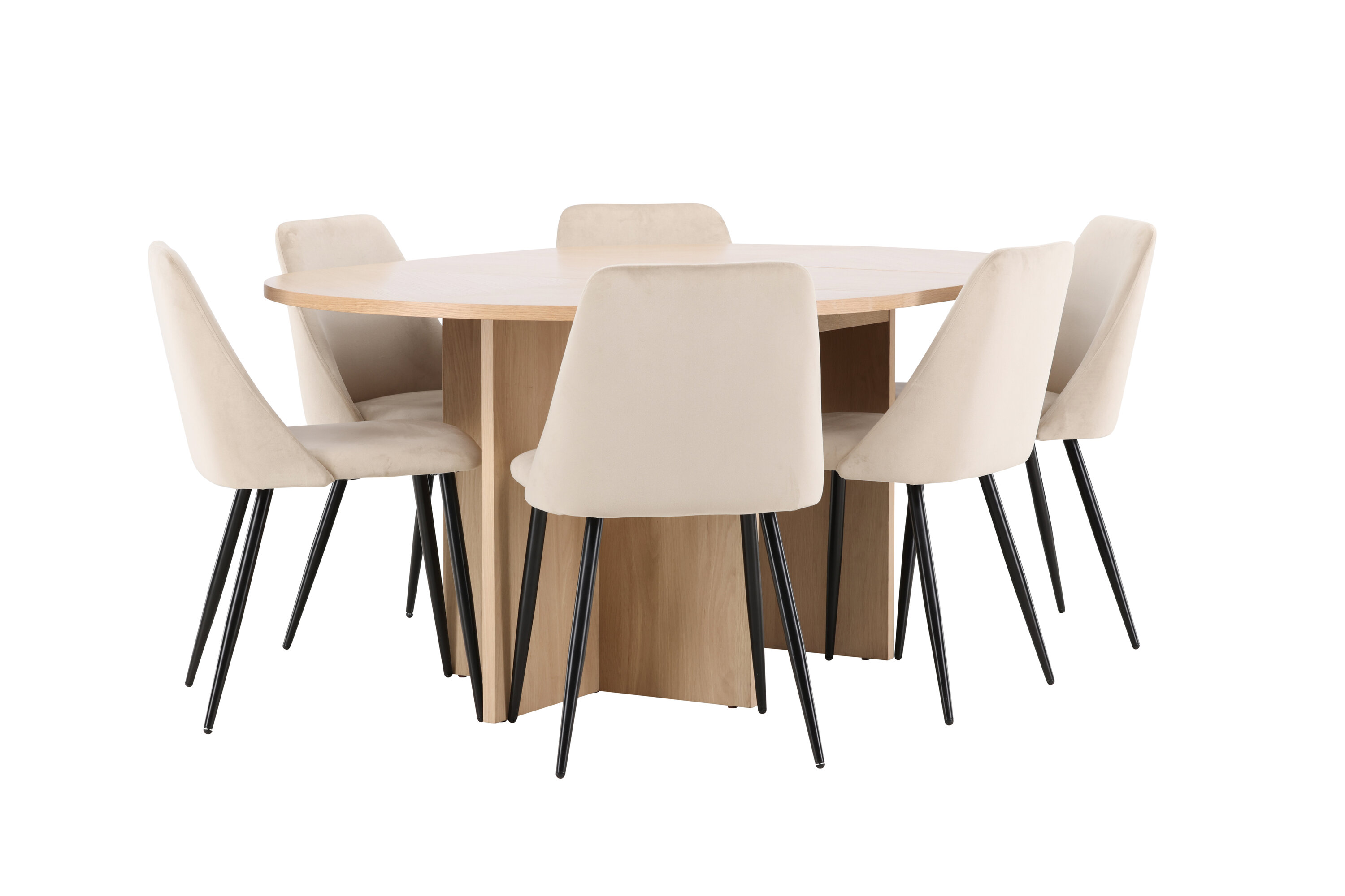 deLOHN Strada, Night Ovális étkezőgarnitúra