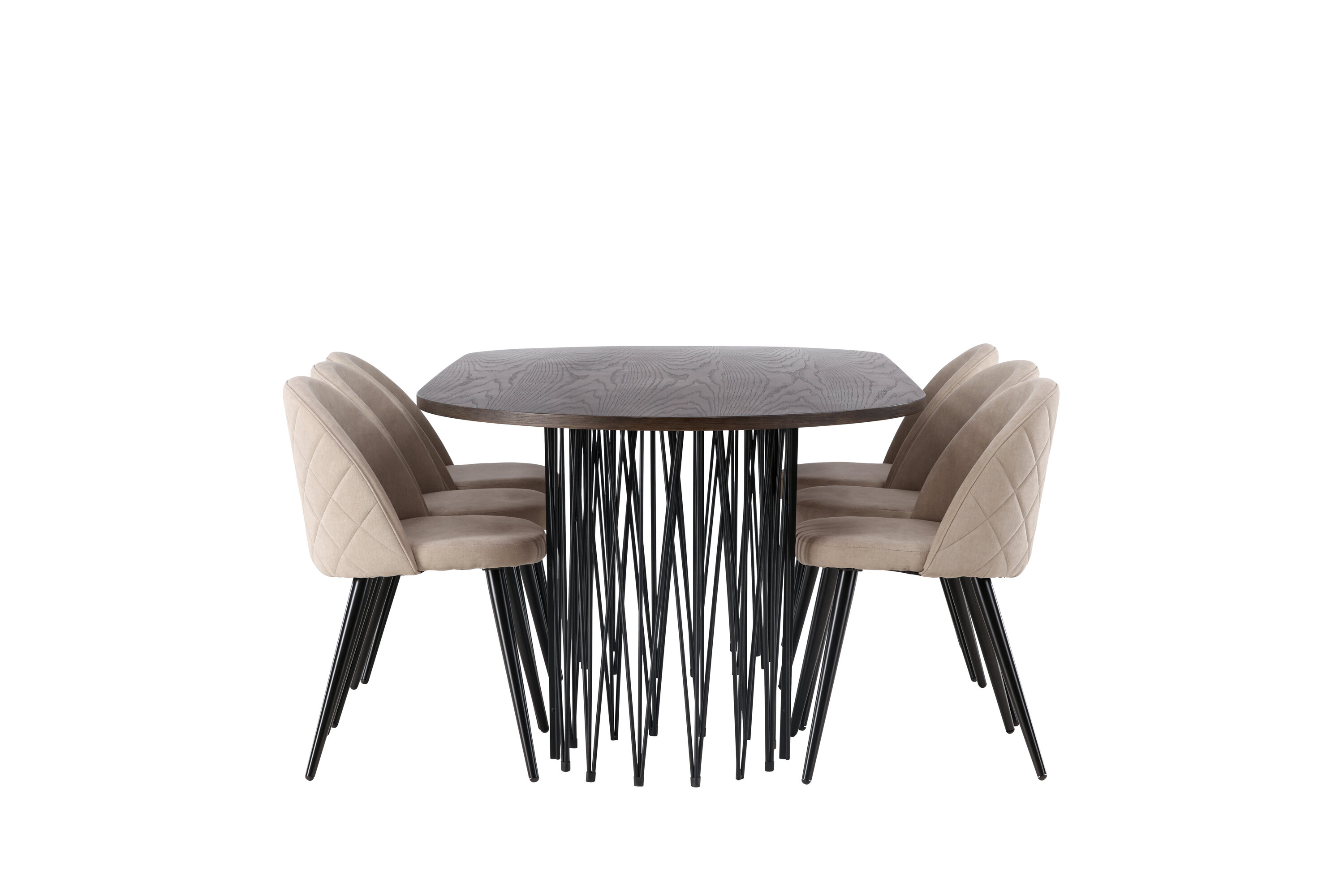 deLOHN Stone oval, Velvet Téglalap alakú étkezőgarnitúra