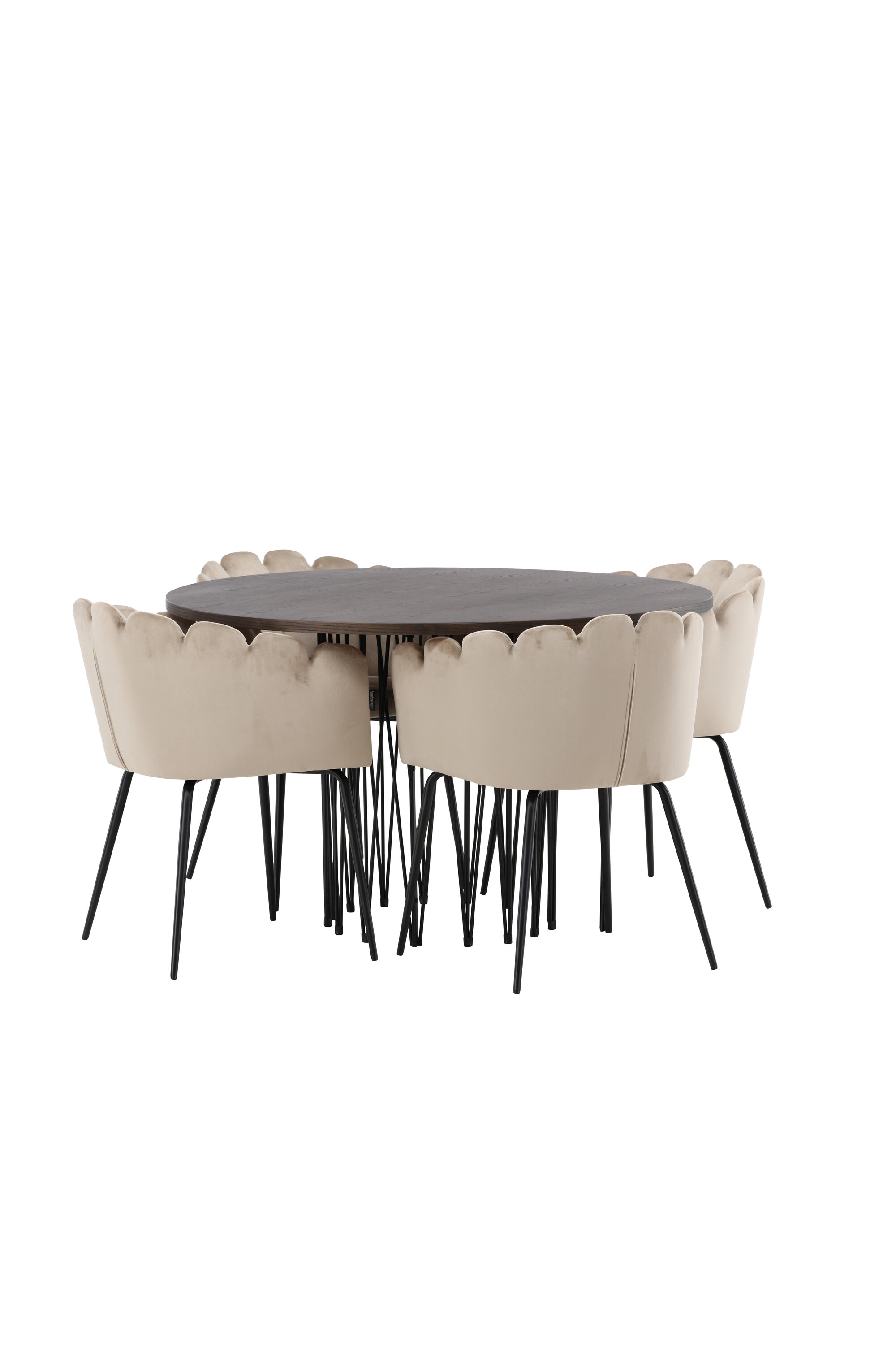 deLOHN Stone round, Limhamn Kör alakú étkezőgarnitúra